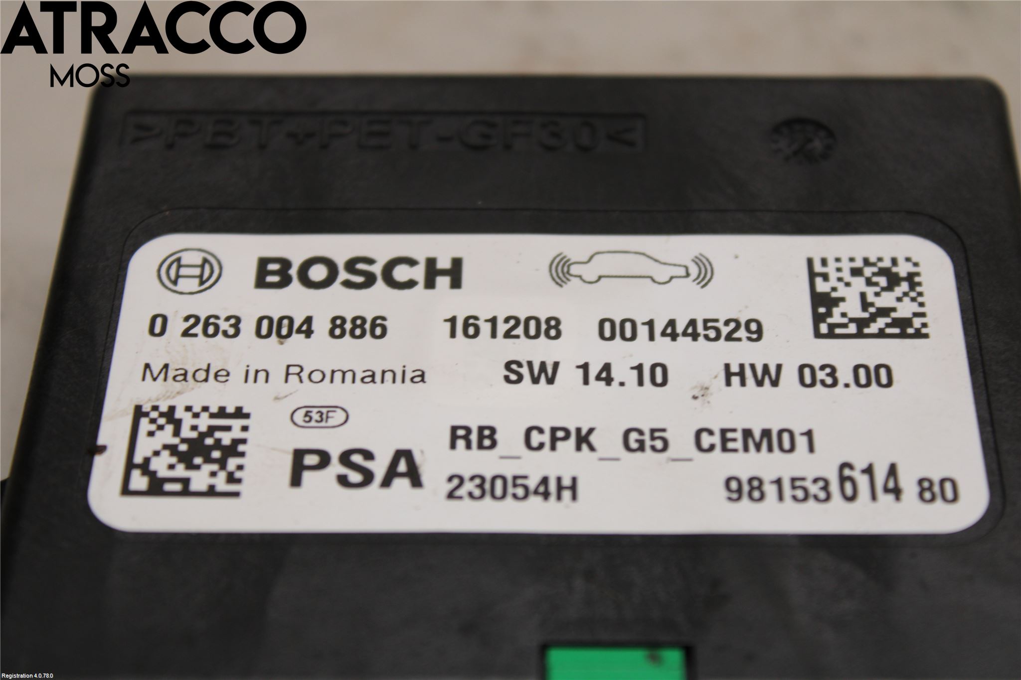 Citroen JUMPY/E-JUMPY 16- Styreenhet Parkering