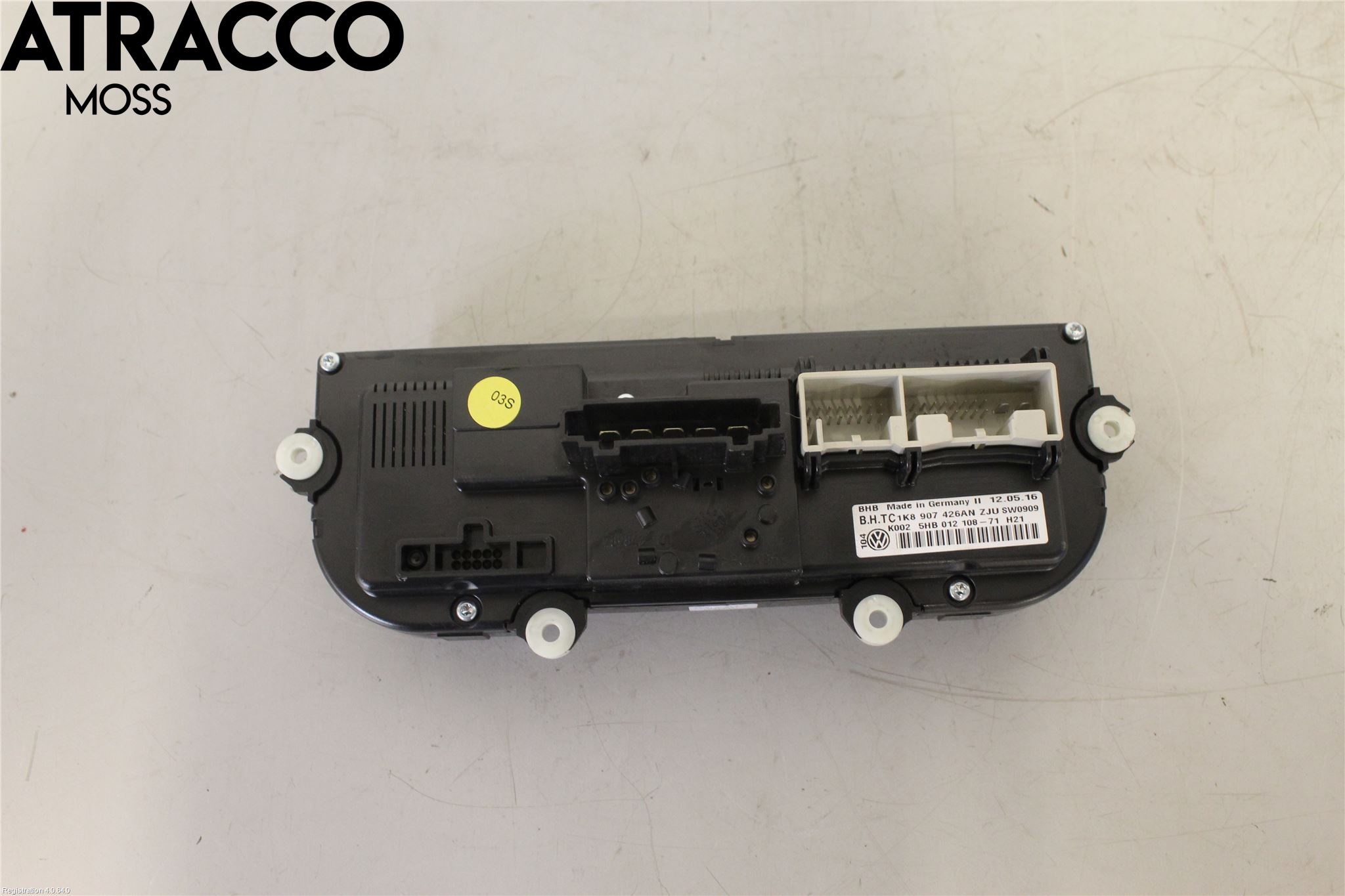 Volkswagen VW CADDY 16-20 Varme Ac Betjening-Display