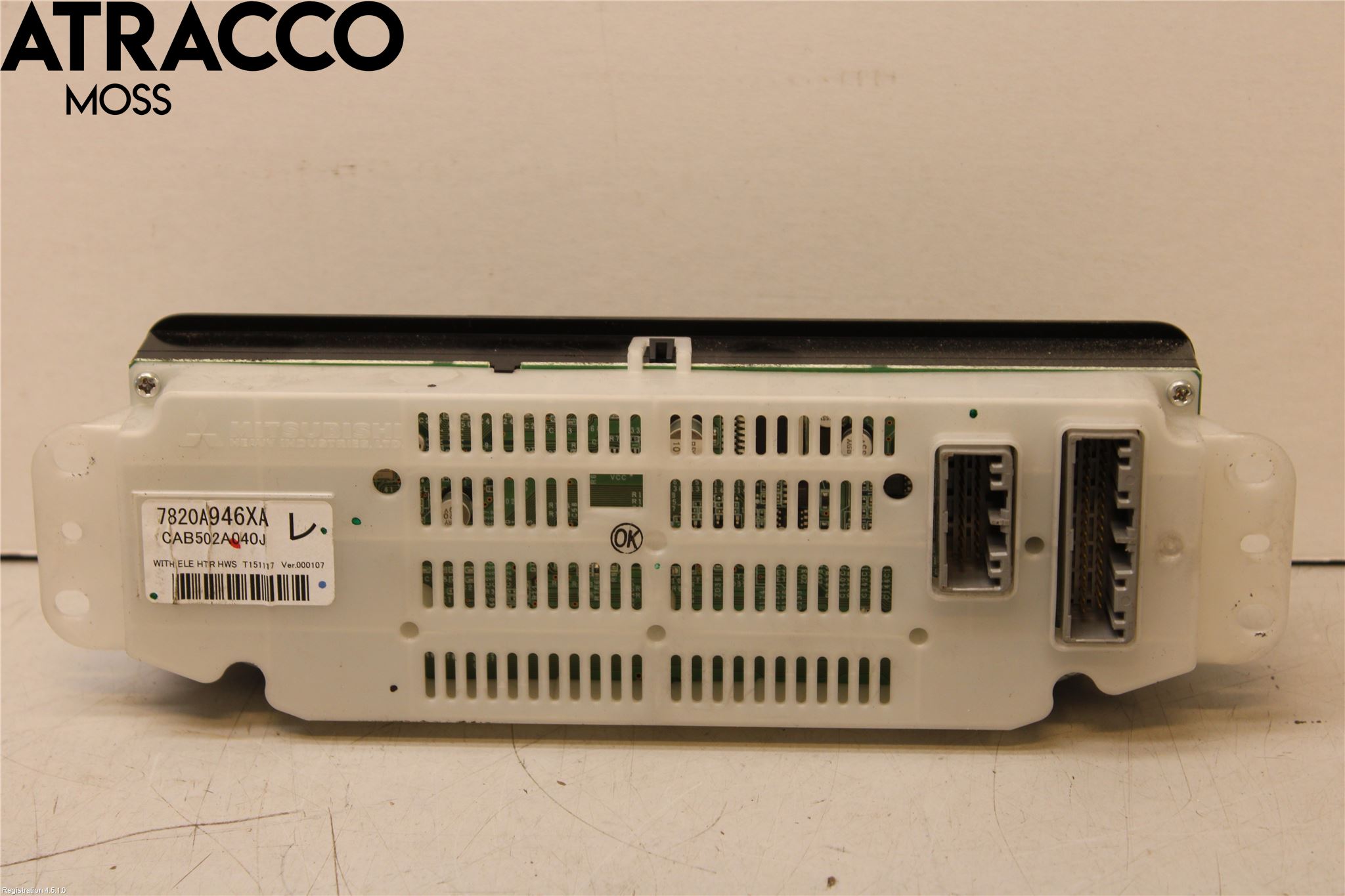 Mitsubishi OUTLANDER 13-21 Varme Ac Betjening-Display