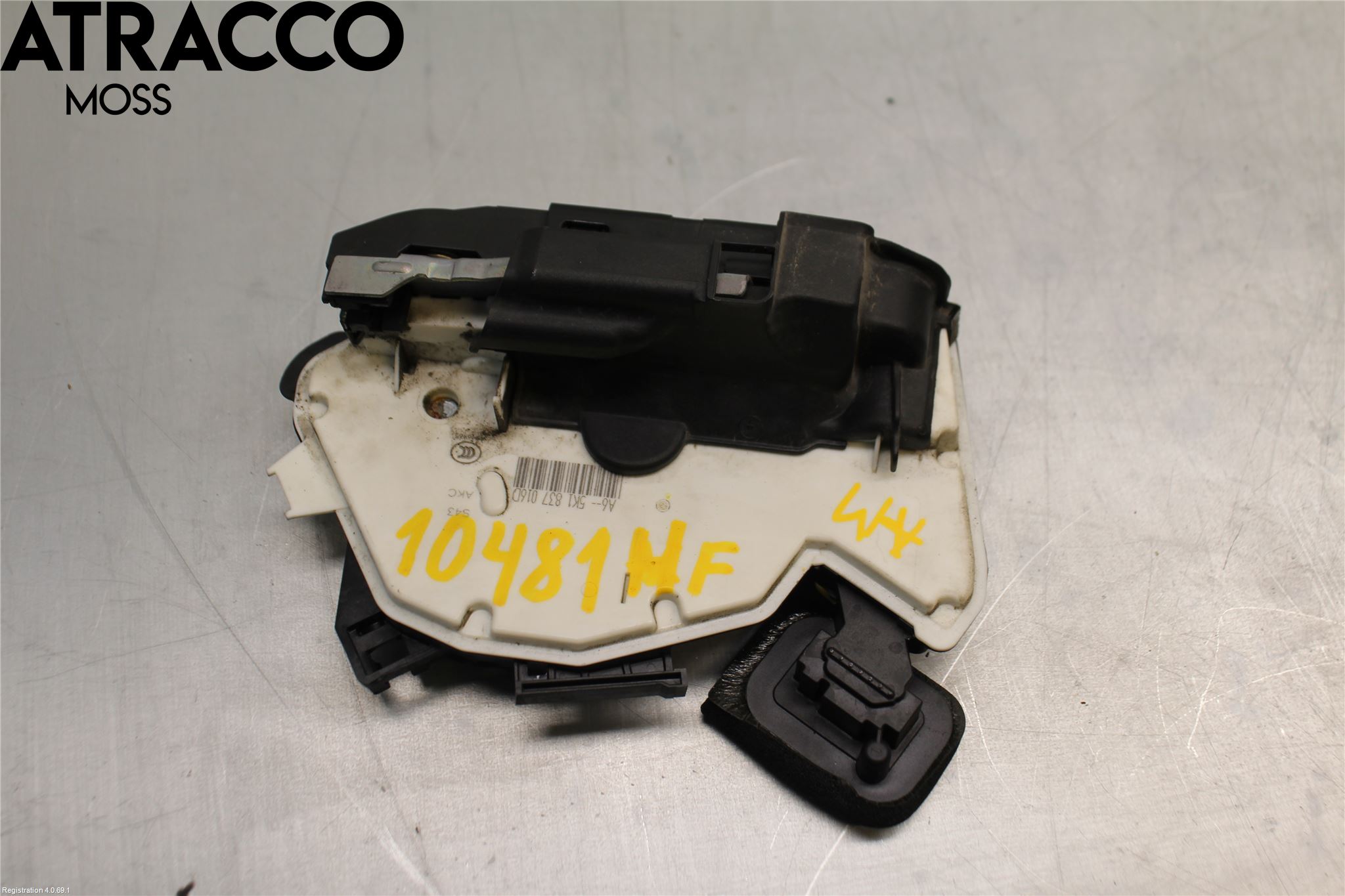 Volkswagen VW GOLF VI 09-13 Dørlås - Låsekasse