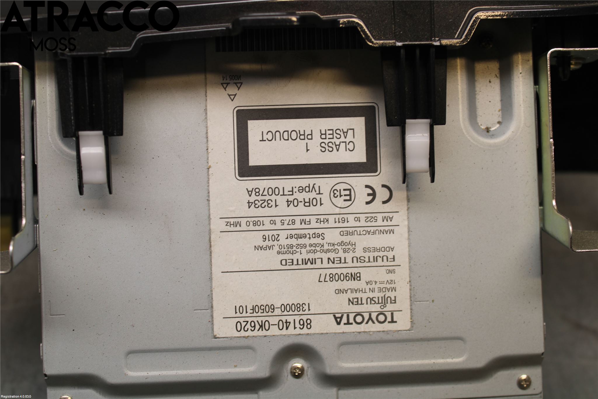 Toyota HILUX 16- Stereo Radio Med Cd