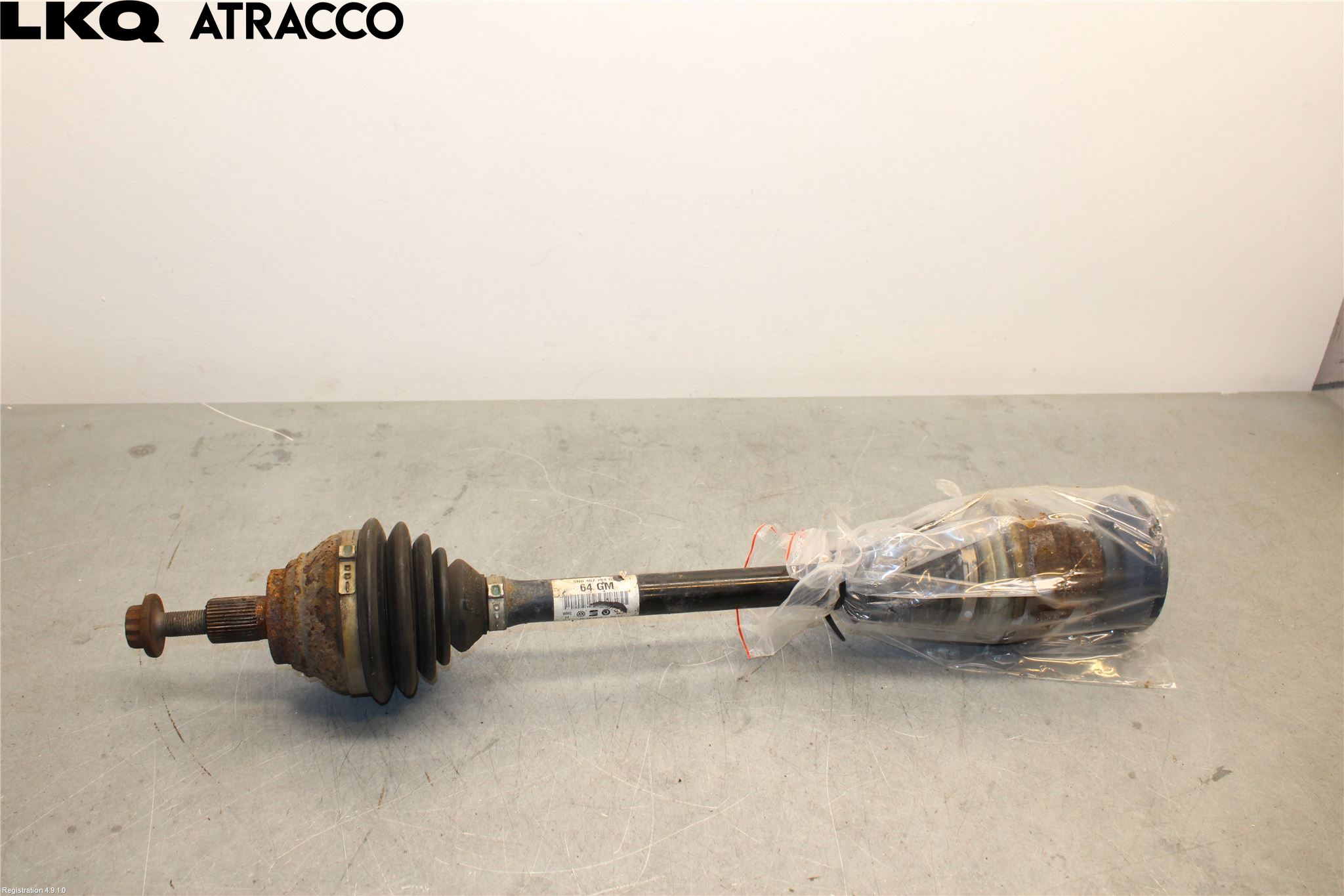 Volkswagen VW TIGUAN 07-16 Drivaksel Foran Kompl Høyre