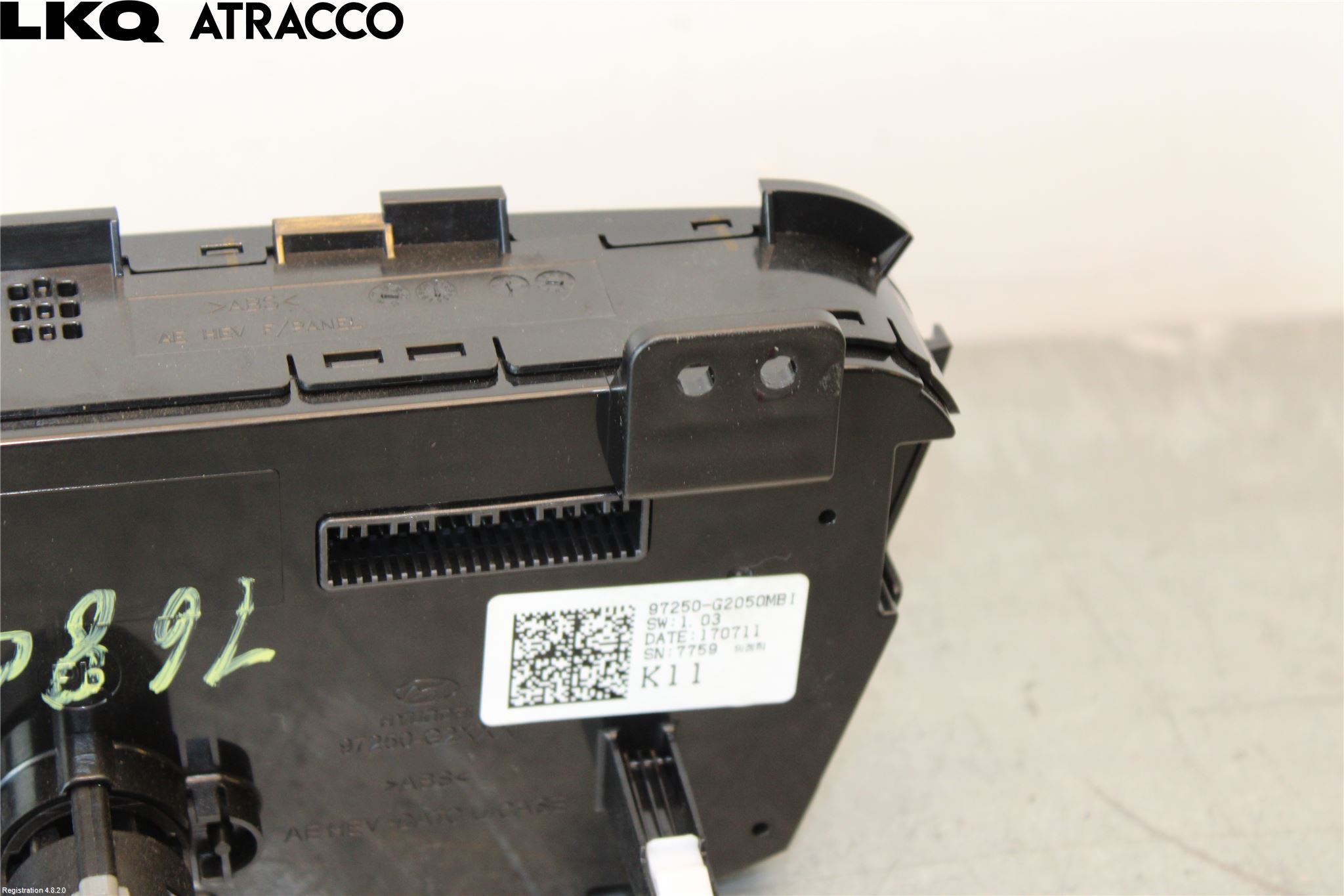 Hyundai IONIQ AE 17-22 Varme Ac Betjening-Display