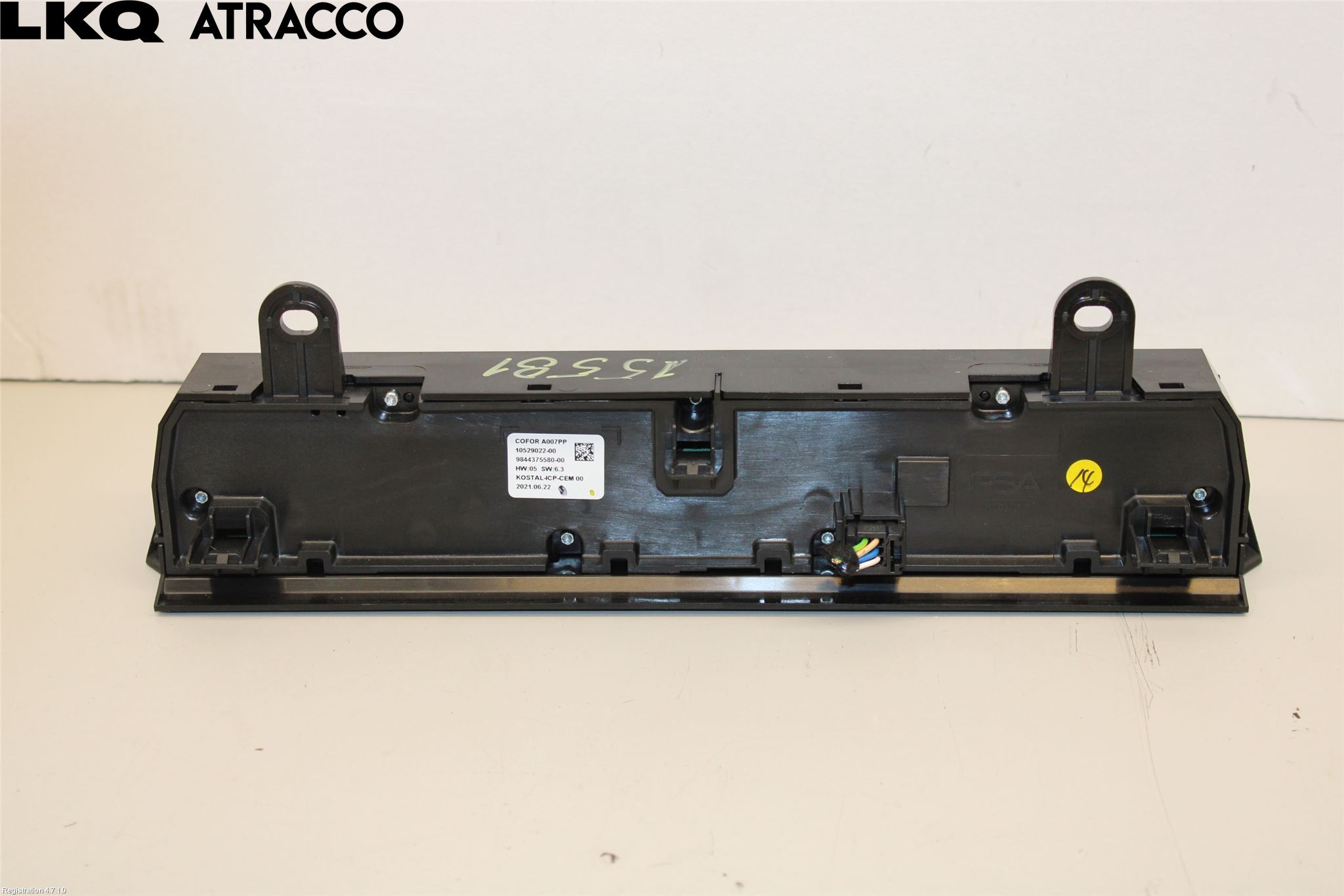 Citroen C4/E-C4 C4X/E-C4X III 21- Varme Ac Betjening-Display