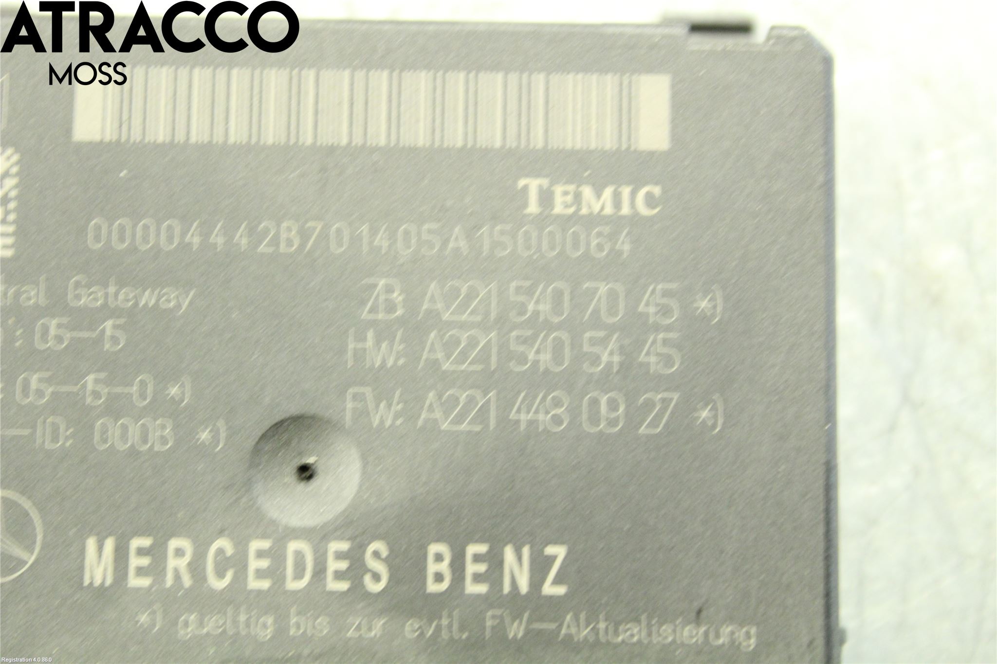 Mercedes-Benz MB S-KLASS (W221) 05-13 Styreenhet Øvrig