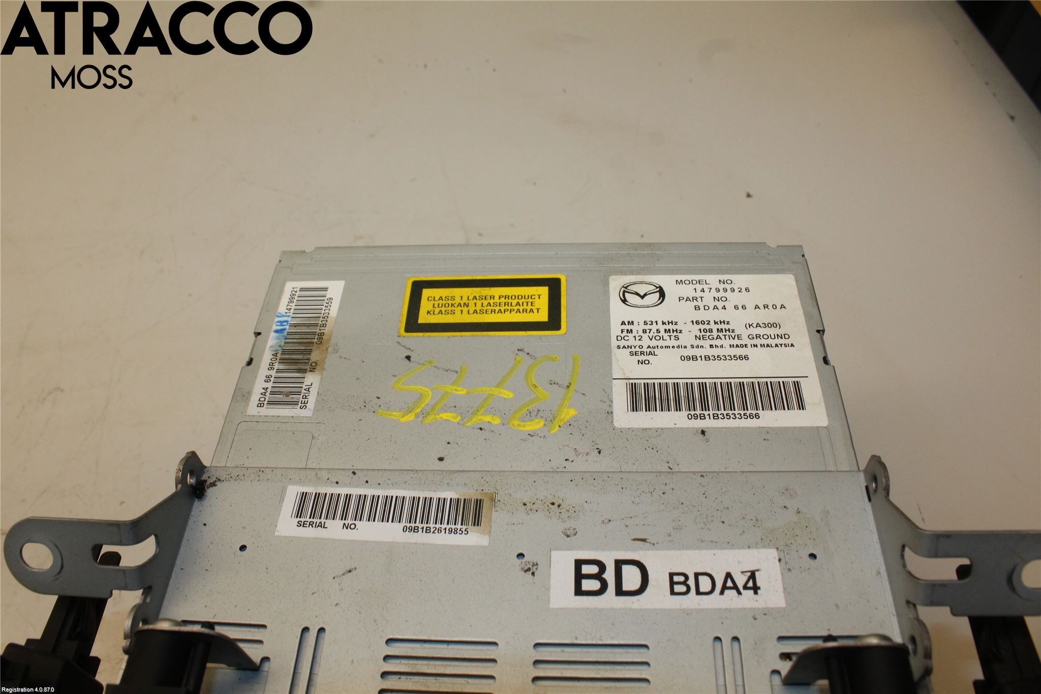 Mazda 3 II 09-13 Stereo Radio