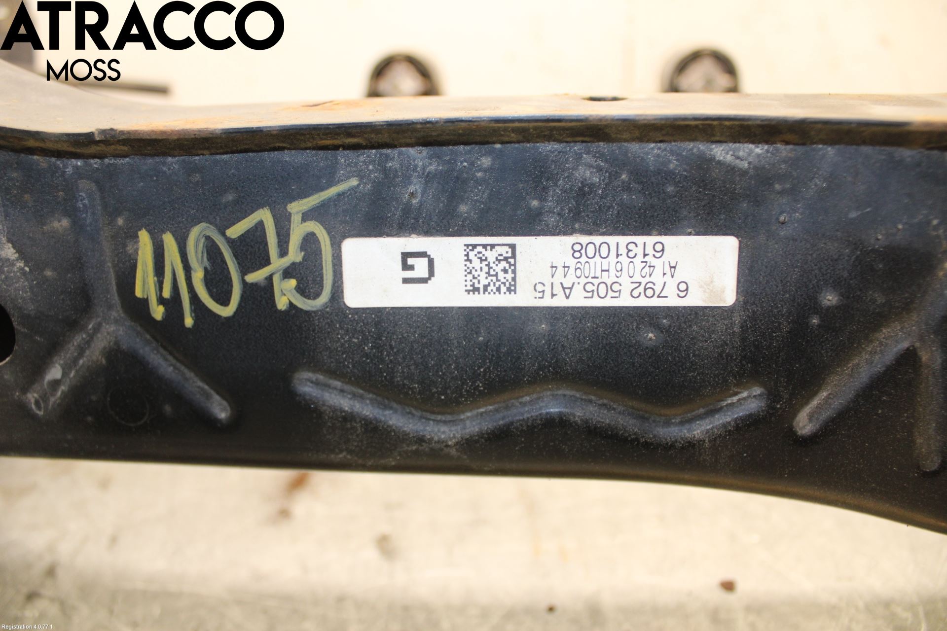 BMW 1 F20/F21 11-19 Bakaksel Feste Travers-Ramme