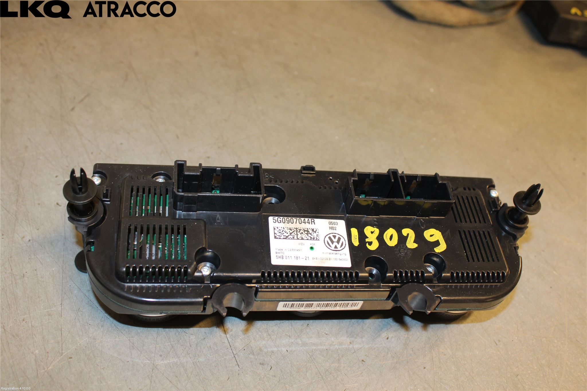 Volkswagen VW GOLF / E-GOLF VII 13-20 Varme Ac Betjening-Display