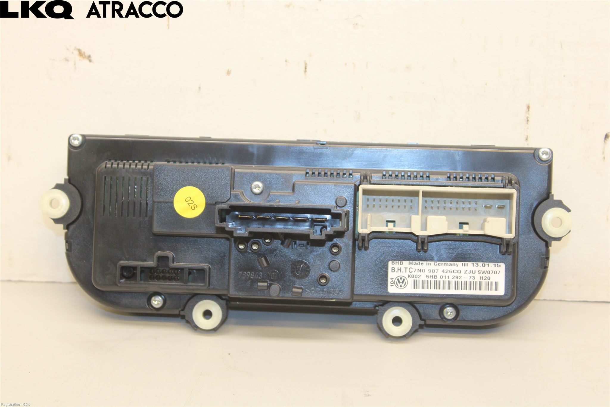 Volkswagen VW CADDY 11-15 Varme Ac Betjening-Display