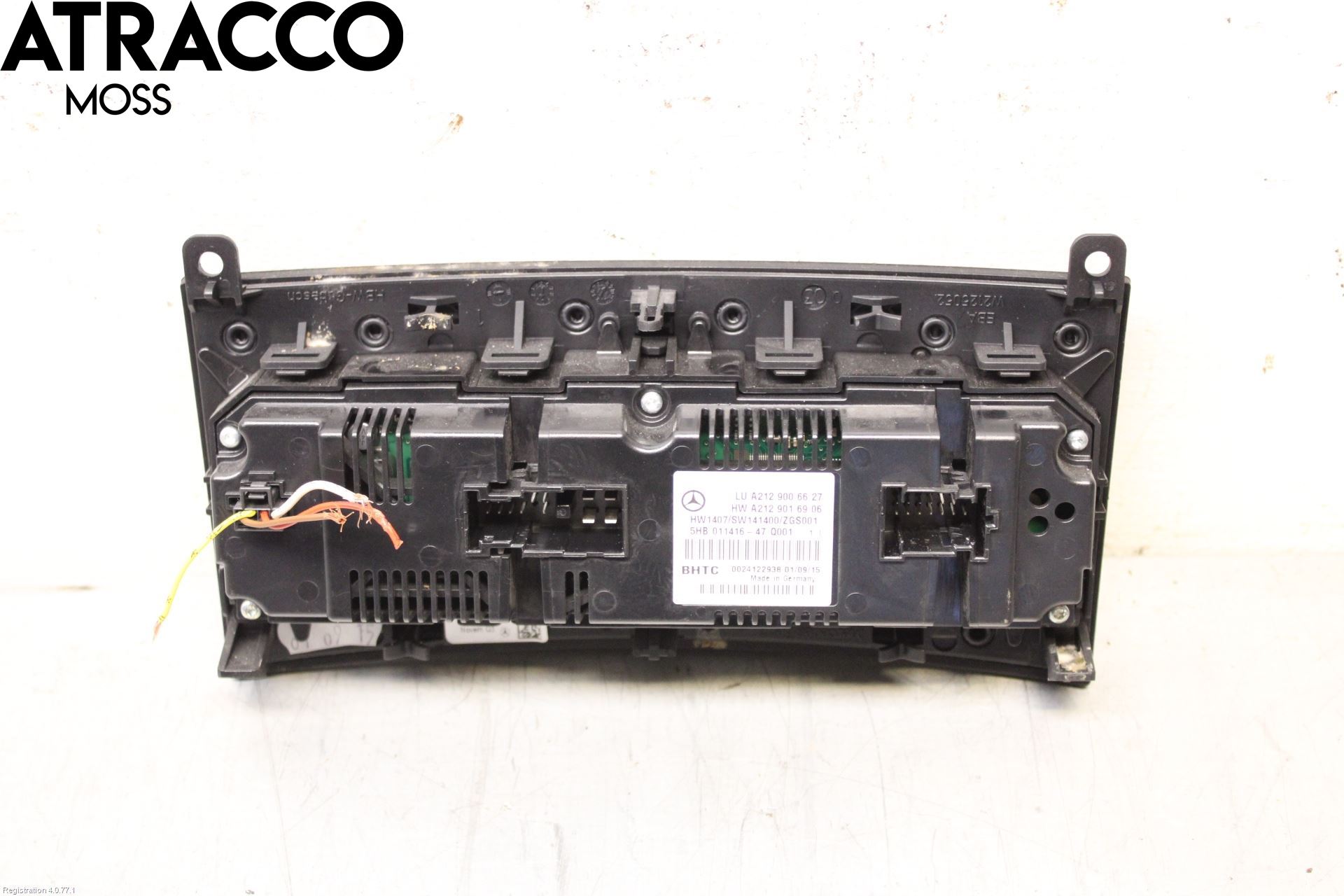 Mercedes-Benz MB E-KLASS (W212) 09-16 Varme Ac Betjening-Display