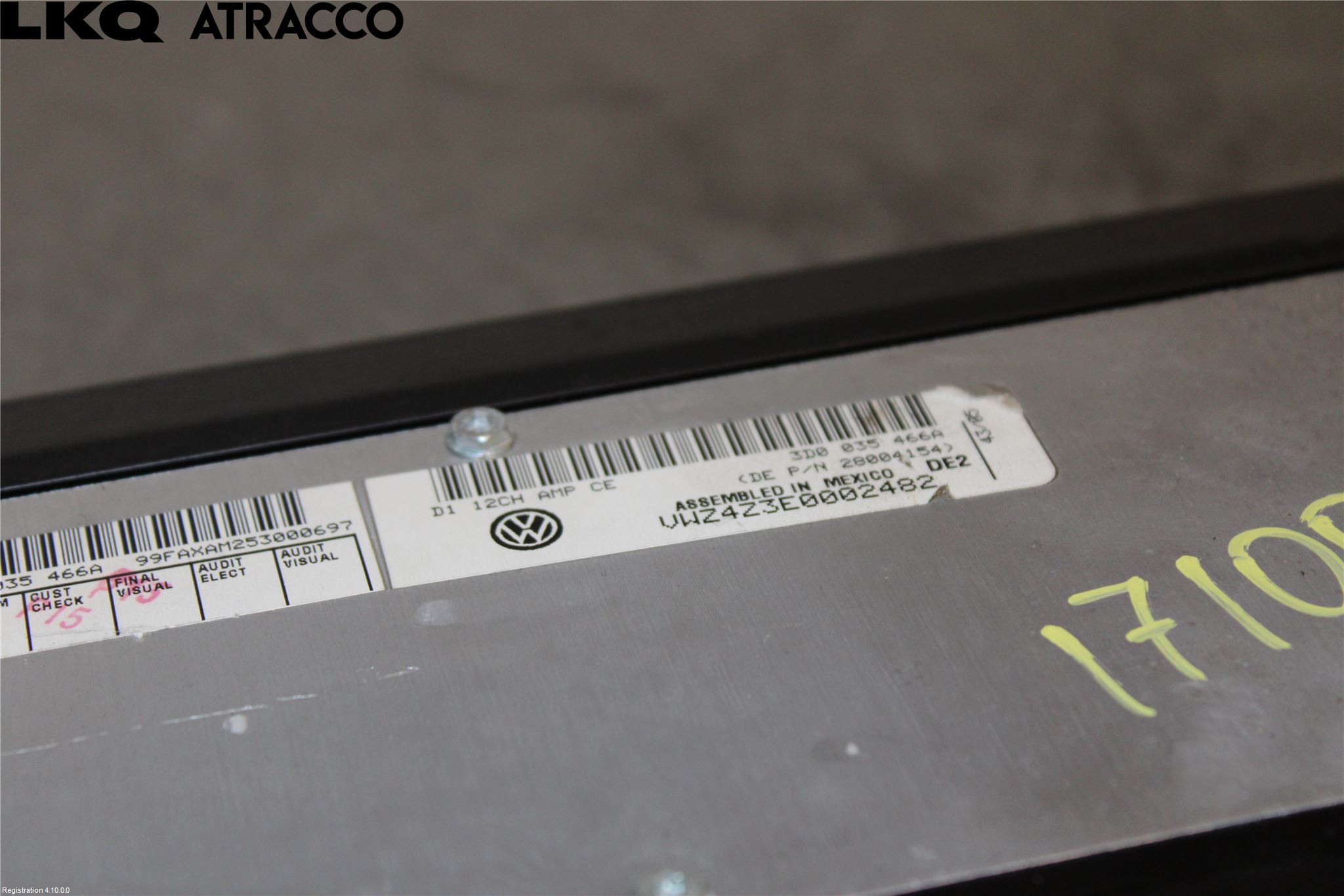 Volkswagen VW PHAETON Stereo Forsterker