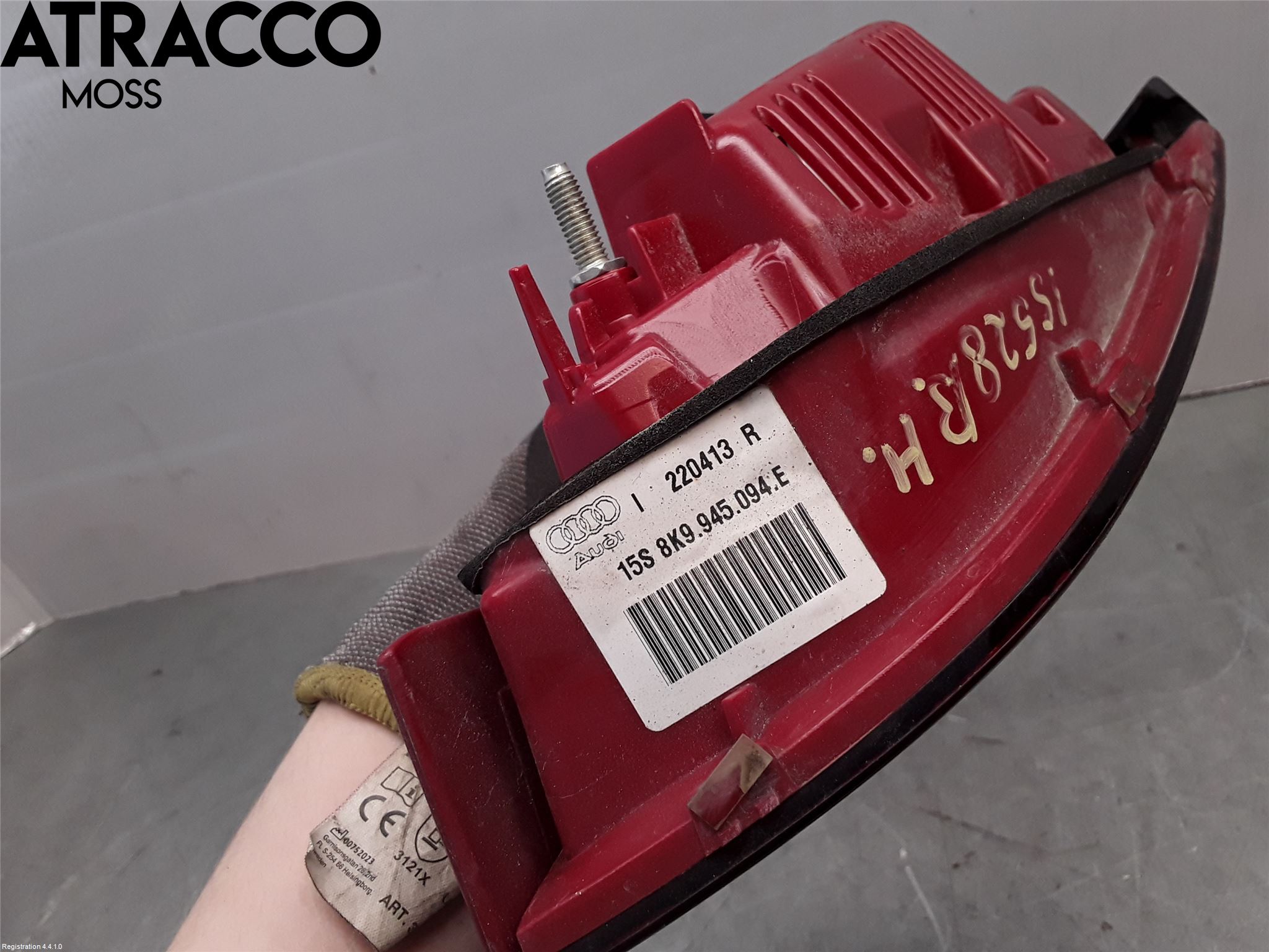 Audi A4 12-15 Baklykt Høyre  På Luke(Indre)