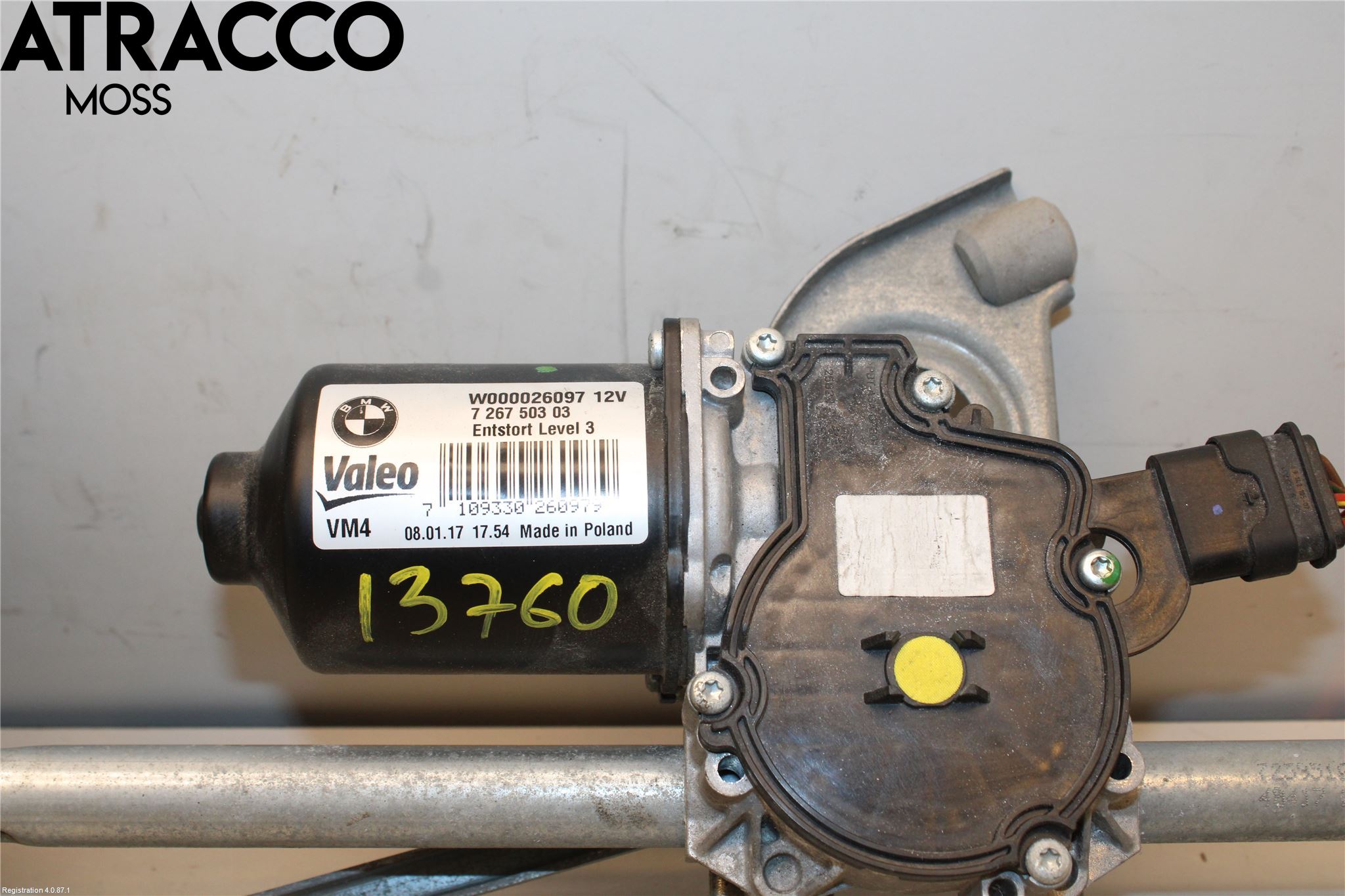 BMW 1 F20/F21 11-19 Viskeroverføring Frontrute