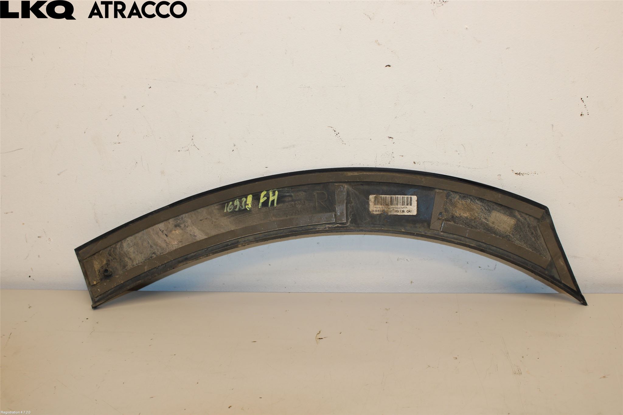 Porsche TAYCAN 20- Hjulbuelist