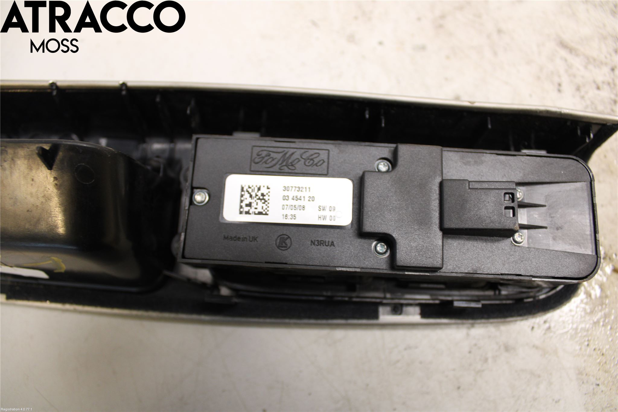 Volvo S40 08-12 Bryter Vindusheis