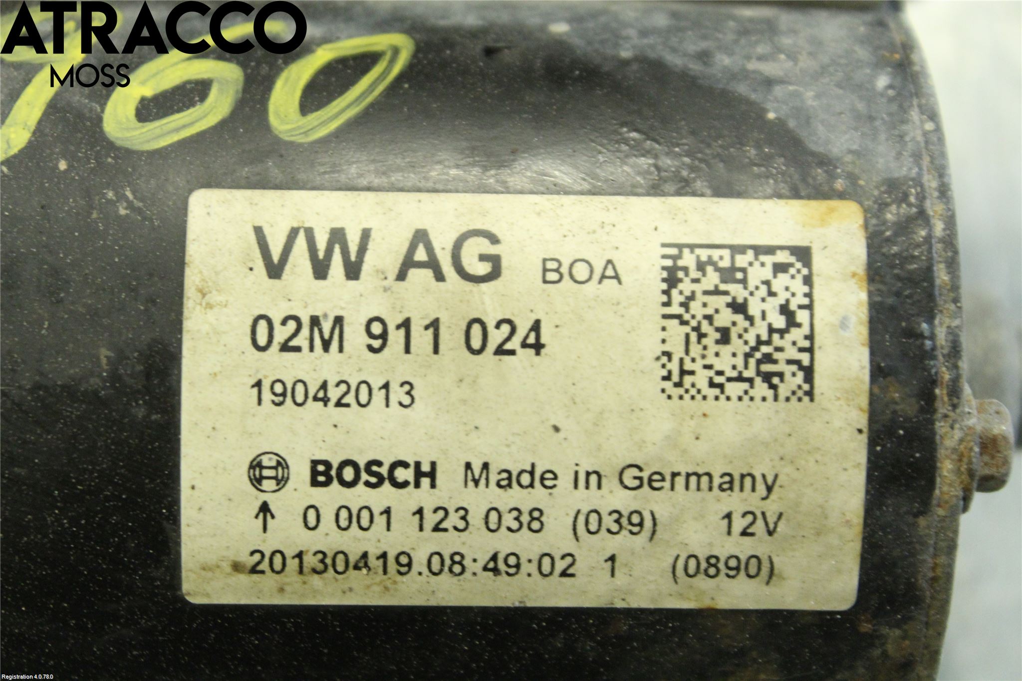 Volkswagen VW CADDY 11-15 Startmotor Diesel