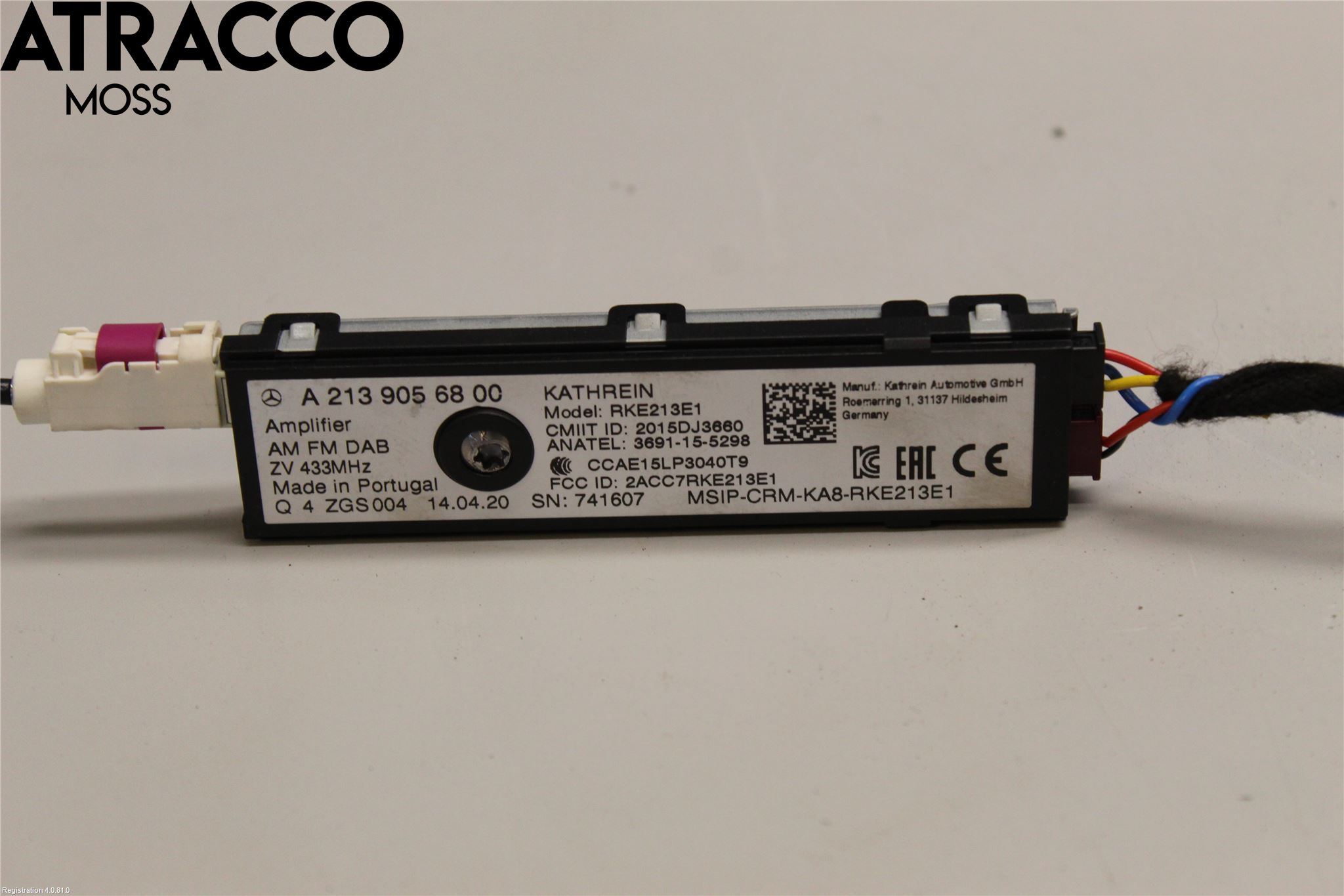 Mercedes-Benz MB EQC (N293) 20- Stereo Antenneforsterker