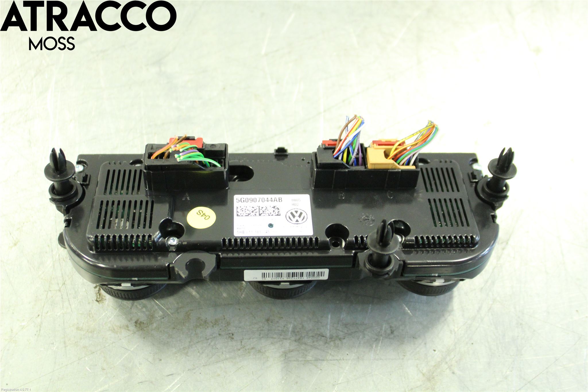 Volkswagen VW GOLF / E-GOLF VII 13-20 Varme Ac Betjening-Display