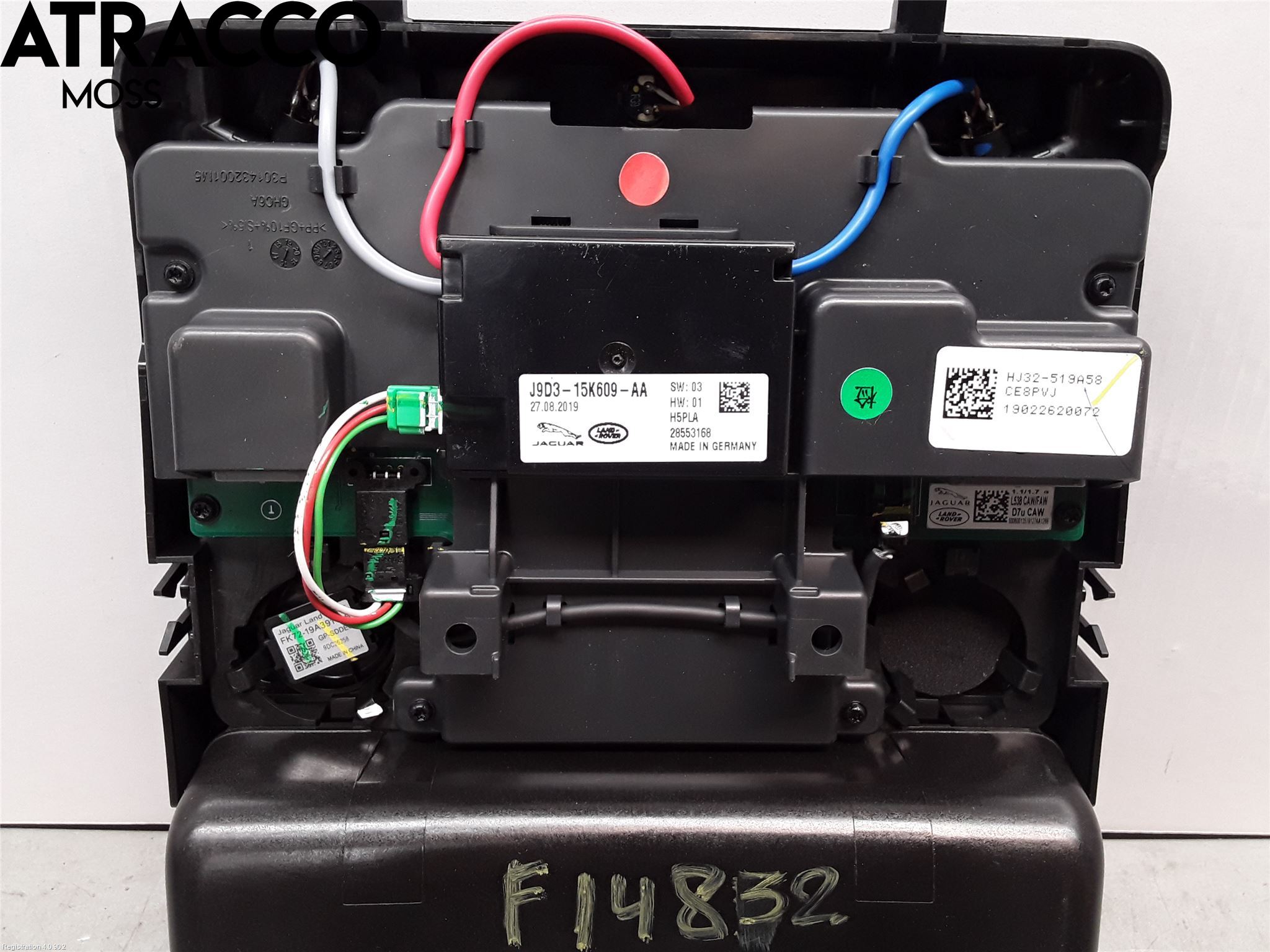 Jaguar I-PACE 18- Bryter Taklys