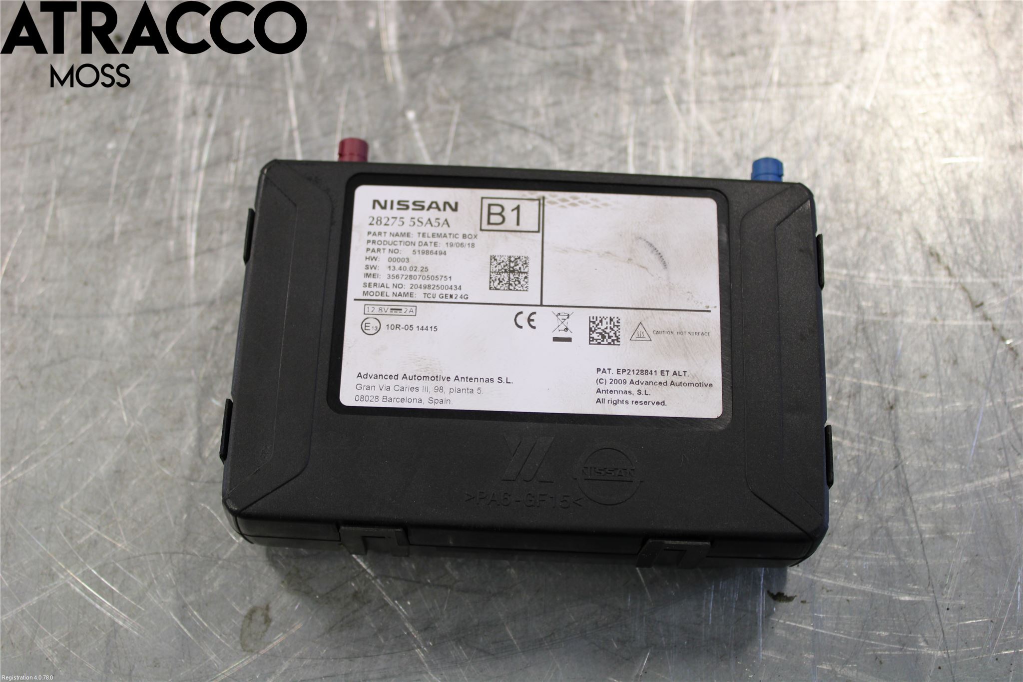 Nissan LEAF 18- Styreenhet Øvrig