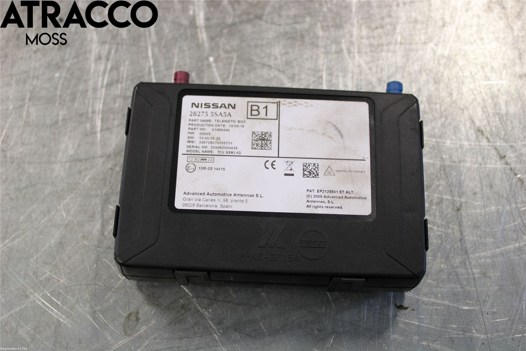 Nissan LEAF 18- Styreenhet Øvrig