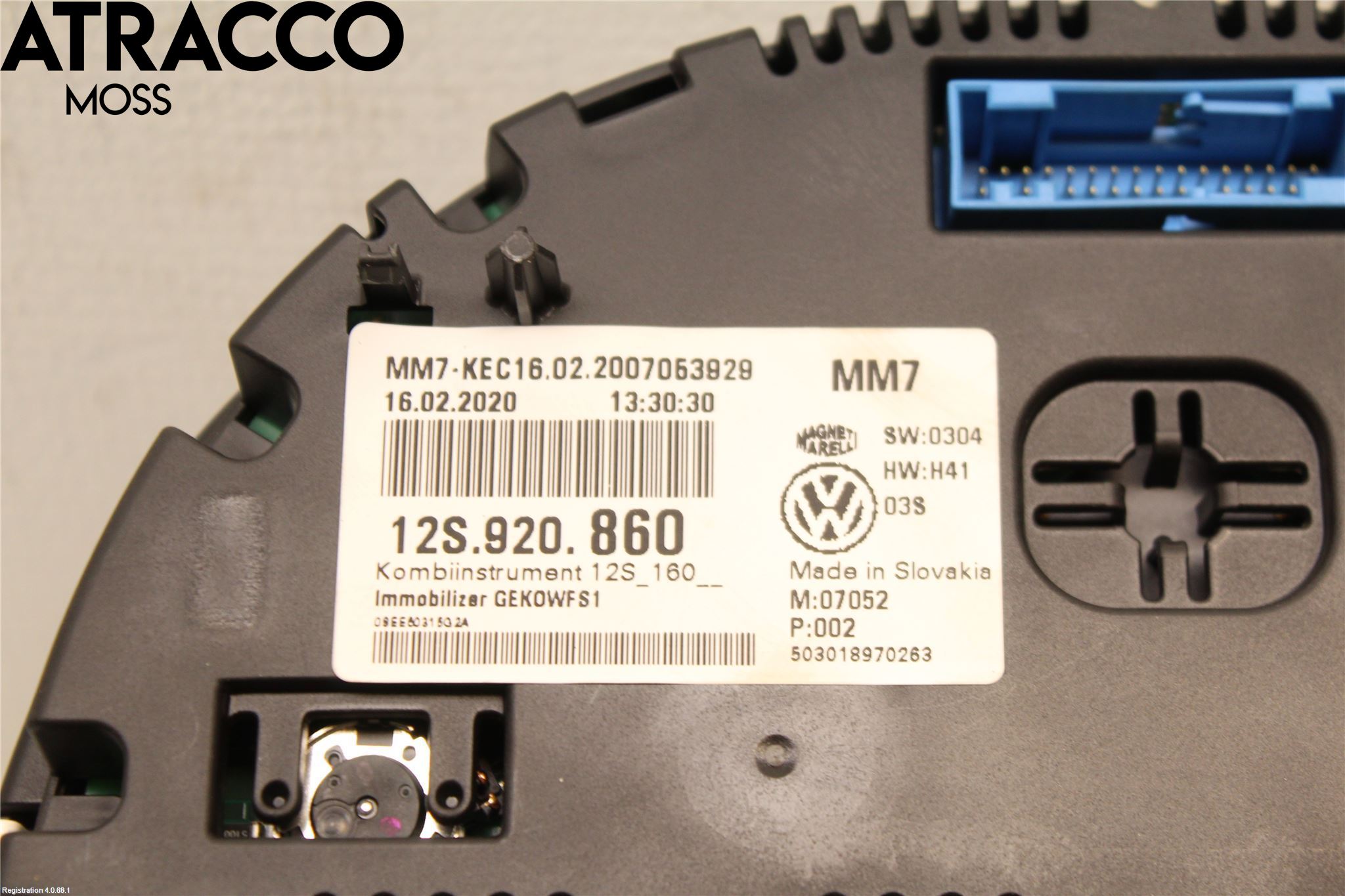 Seat Mii / Mii electric Instr Kombinert