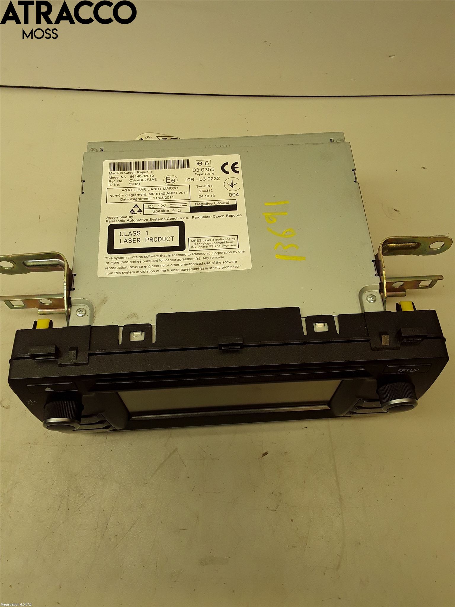 Toyota AURIS 13-19 Stereo Radio