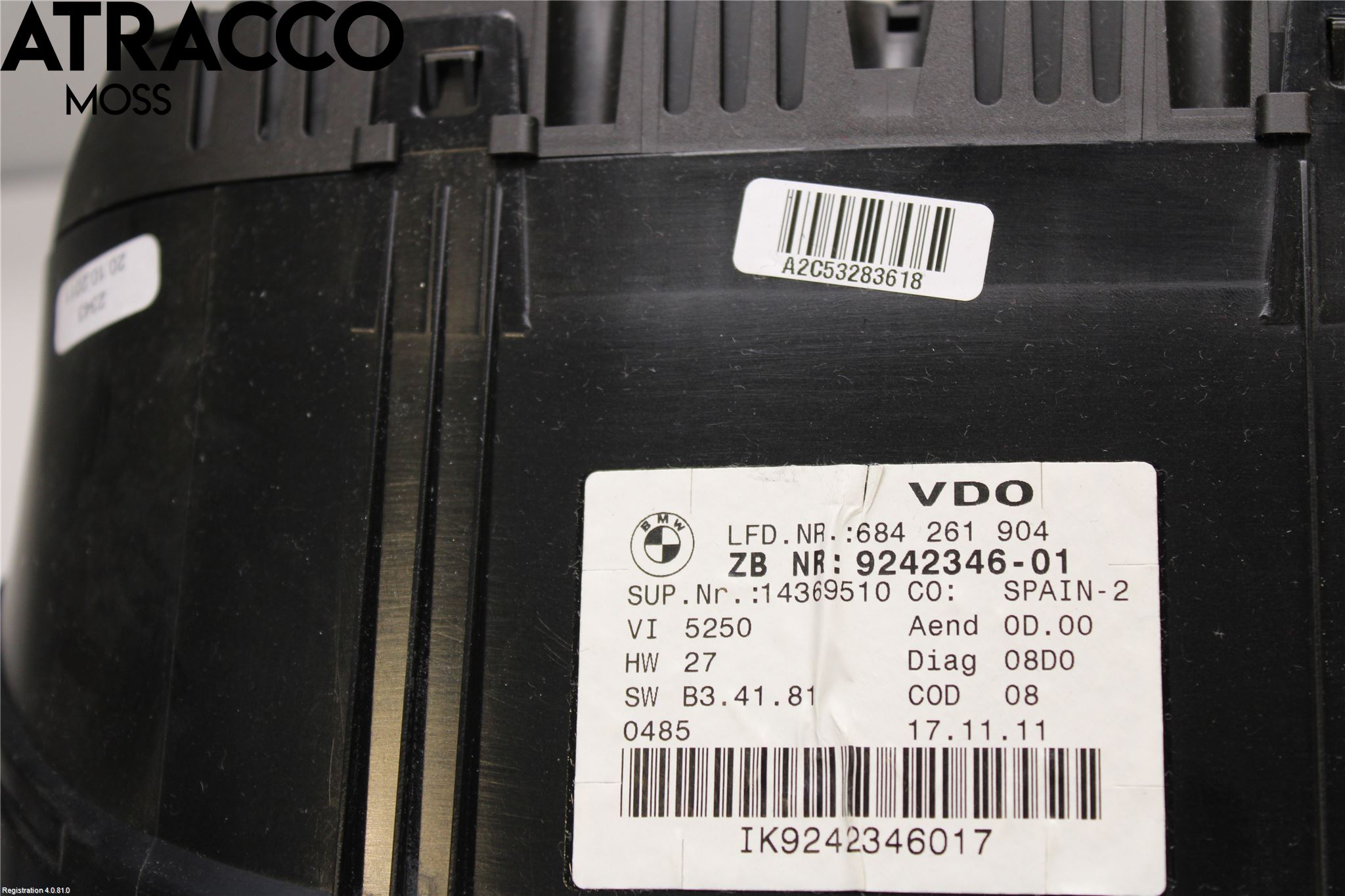 BMW 3 E90/91 SED/TOU 05-12 Instr Kombinert