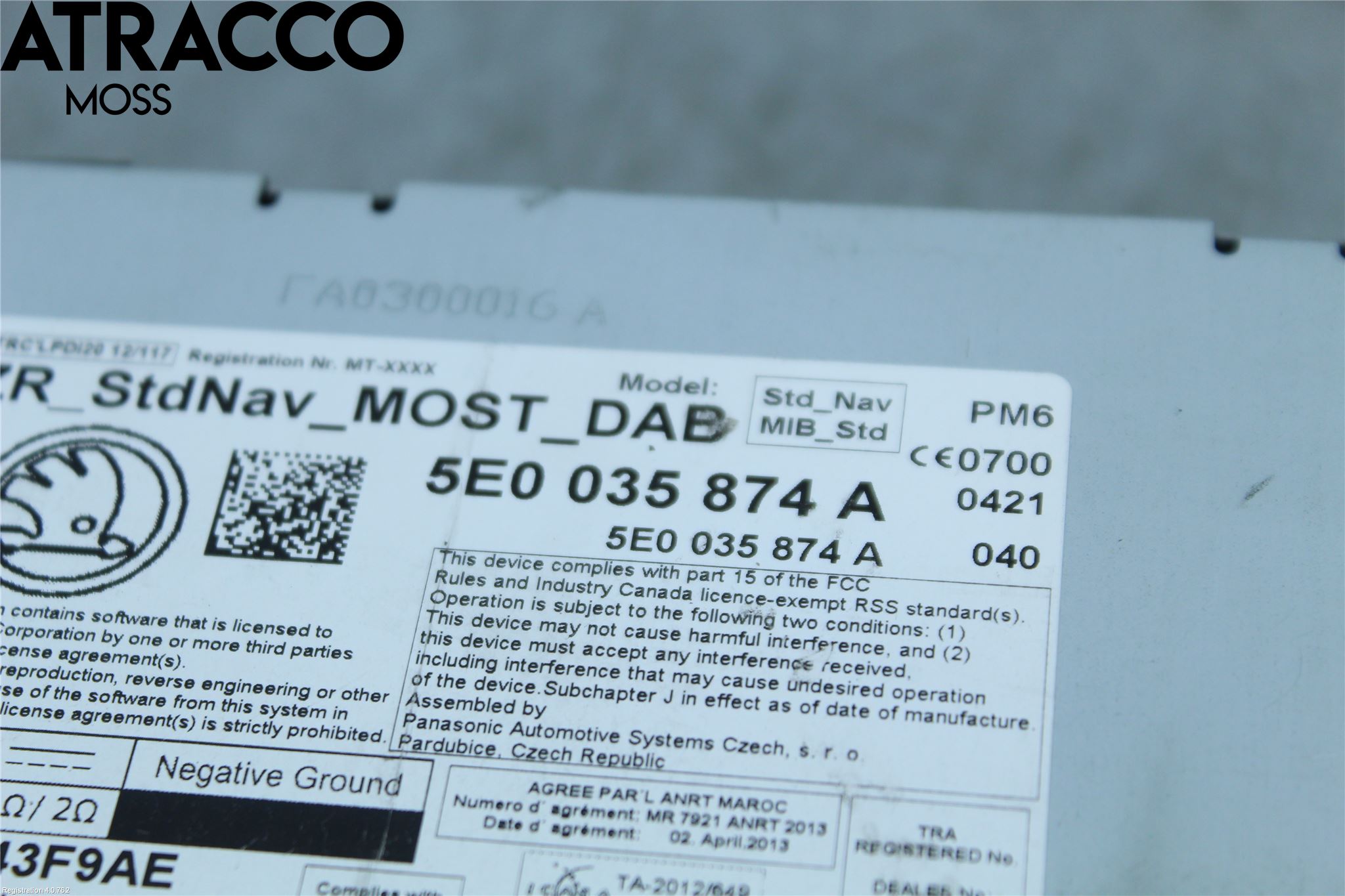 Skoda OCTAVIA (5E) 13-20 Stereo Radio