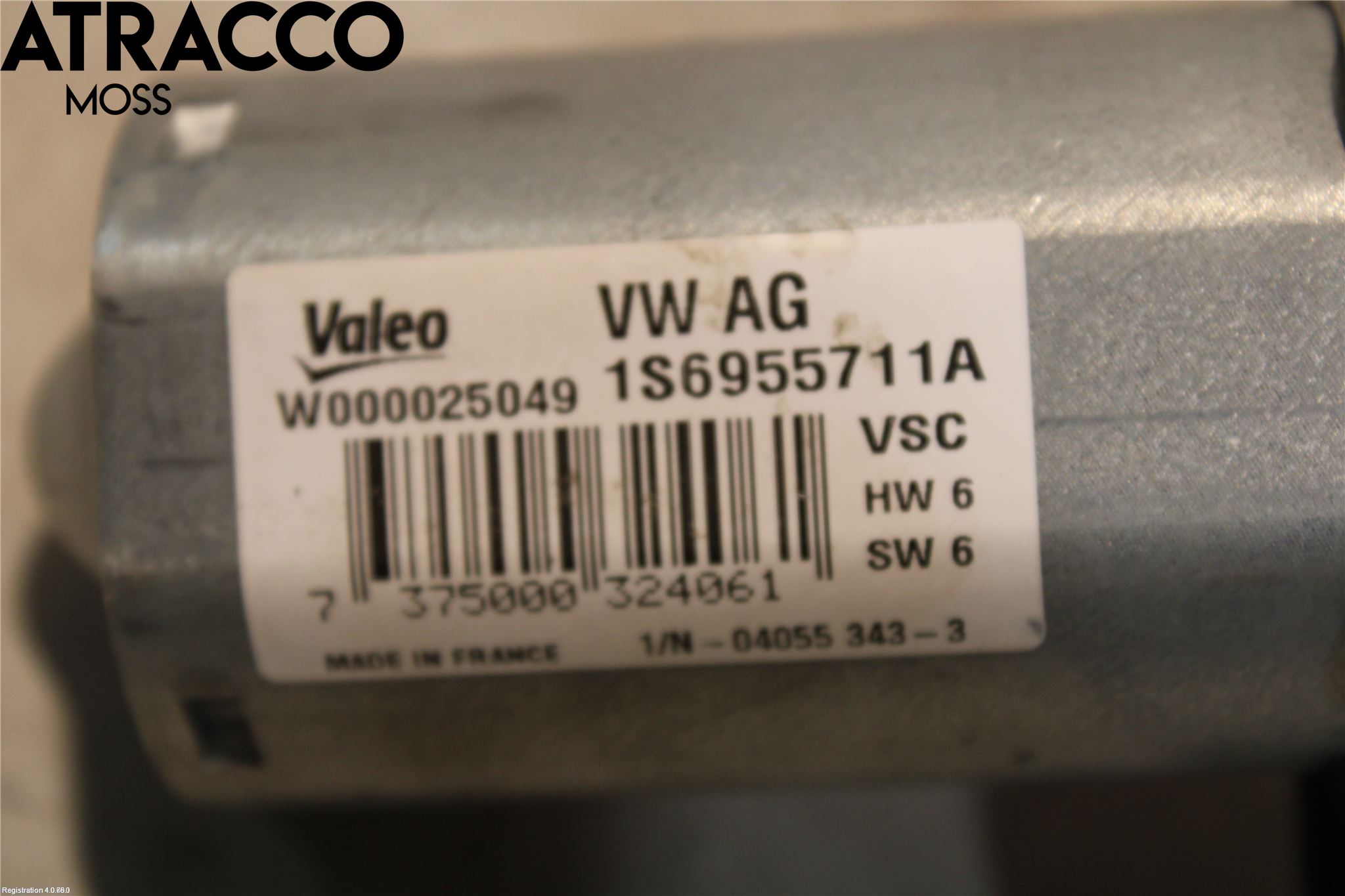 Volkswagen VW UP! / E-UP! Viskermotor Bakluke