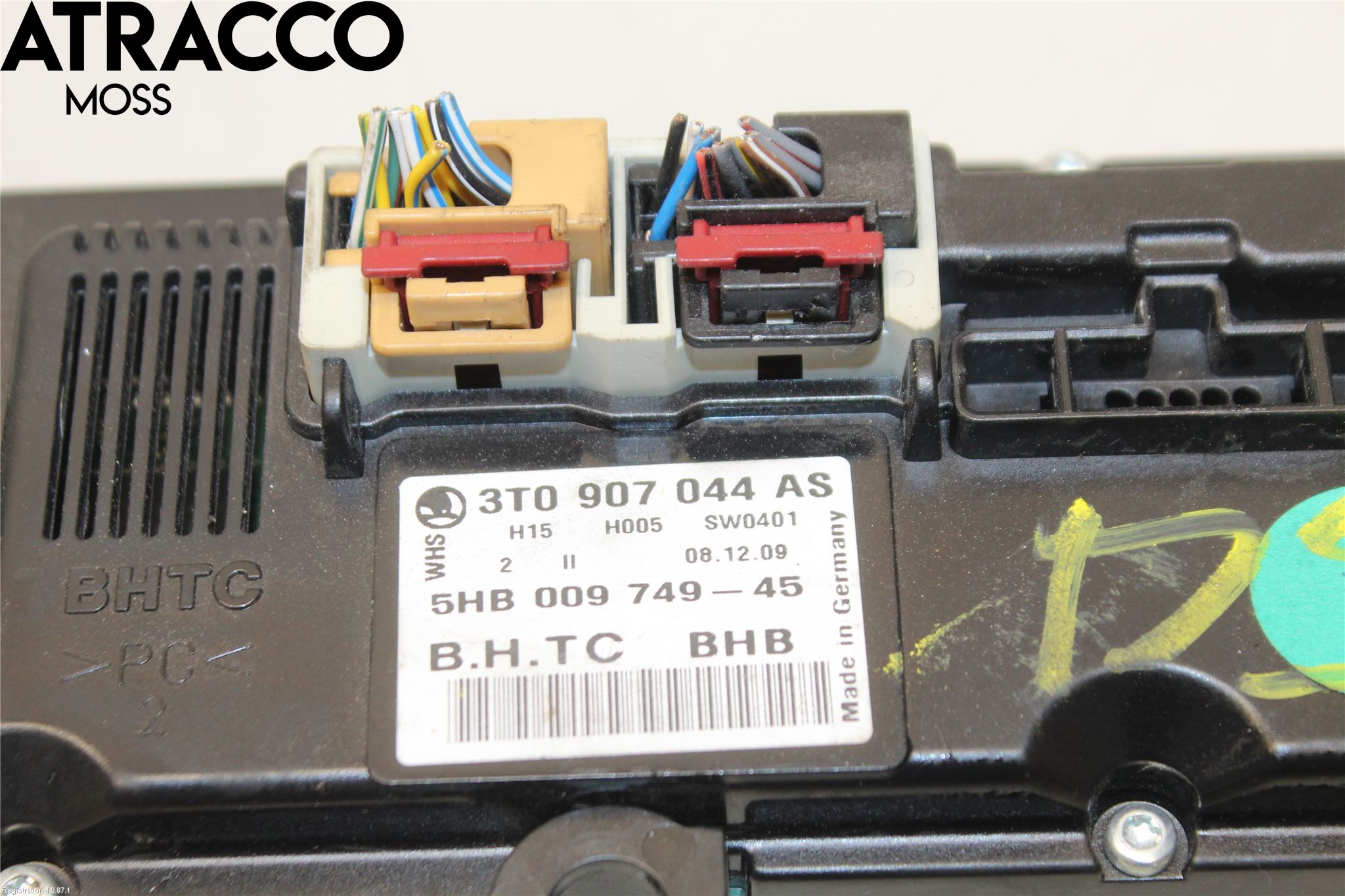 Skoda YETI Varme Ac Betjening-Display