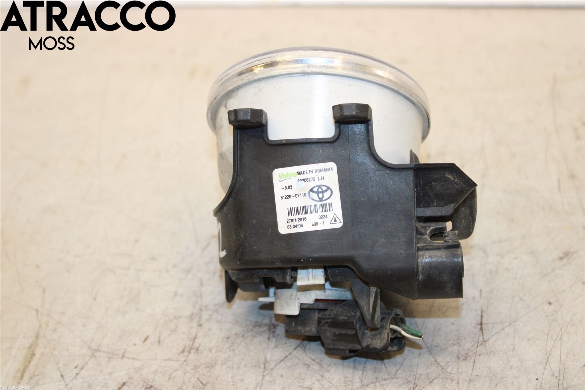 Toyota AVENSIS 09-15 Frontlykt-Kurve-Tåkelys