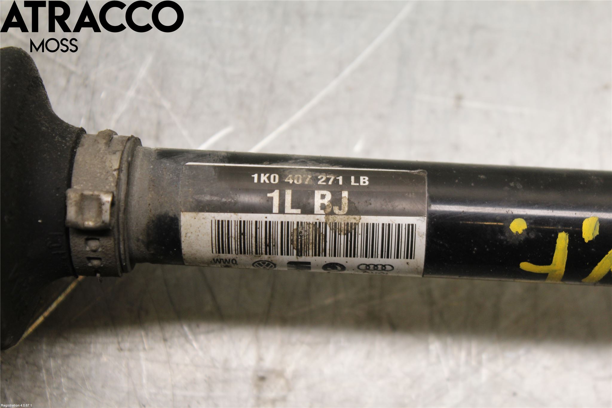 Audi A3/S3 8V 13-20 Drivaksel Foran Kompl Venstre