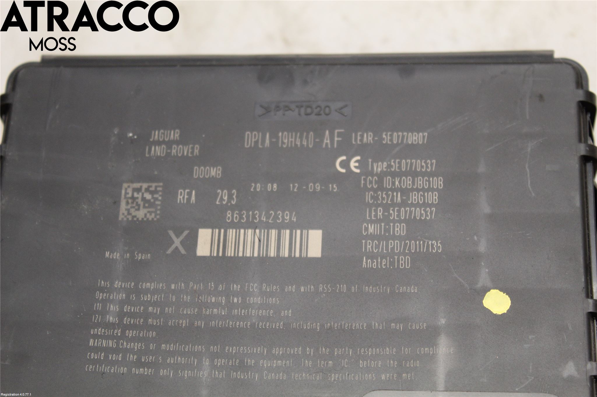 Landrover LAND ROVER DISCOVERY 4 10-16 Styreenhet Øvrig