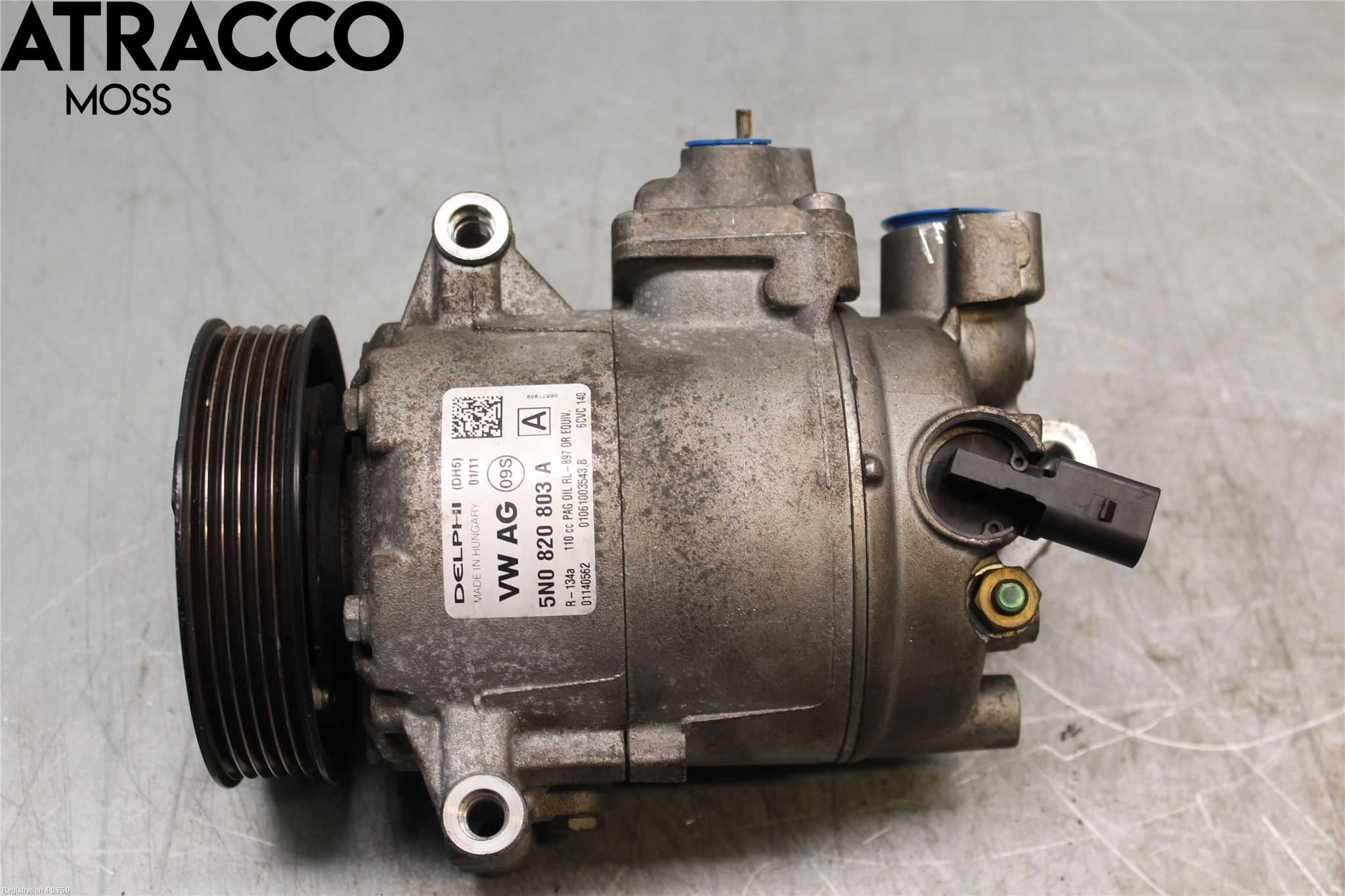 Volkswagen VW GOLF VI 09-13 Varme Ac Kompressor