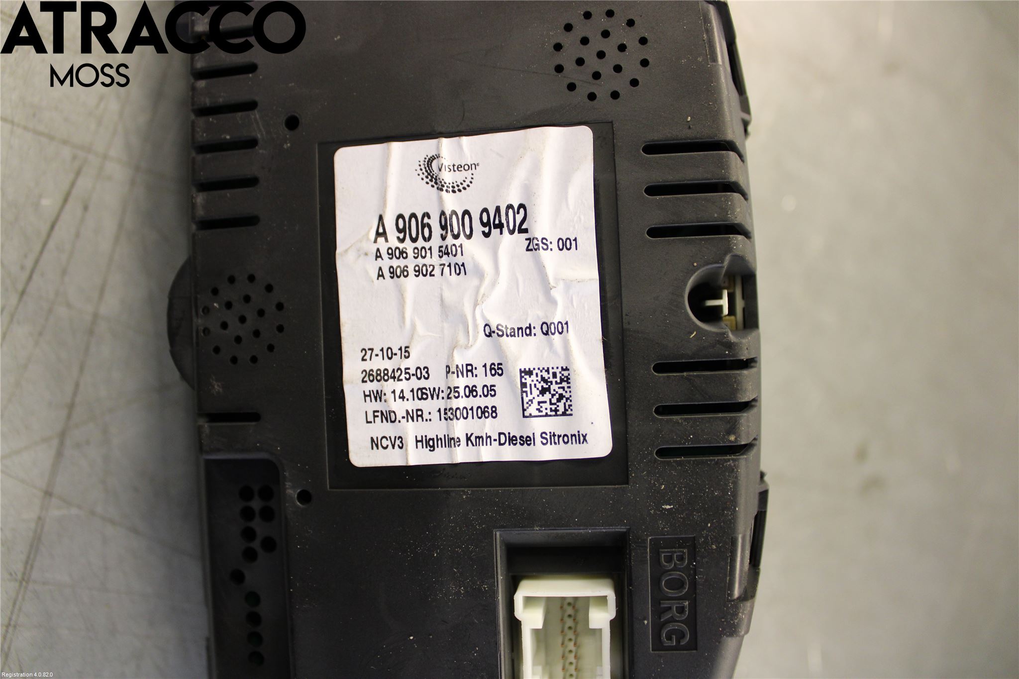 Mercedes-Benz MB SPRINTER (W906) 06-18 Instr Kombinert