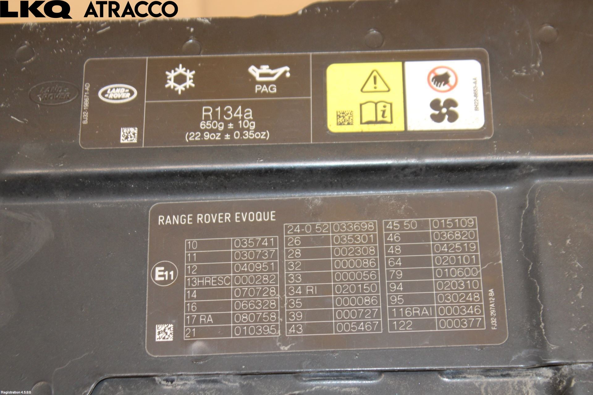 Landrover LAND ROVER RANGE ROVER EVOQUE (L538) 11-18 Frontplate