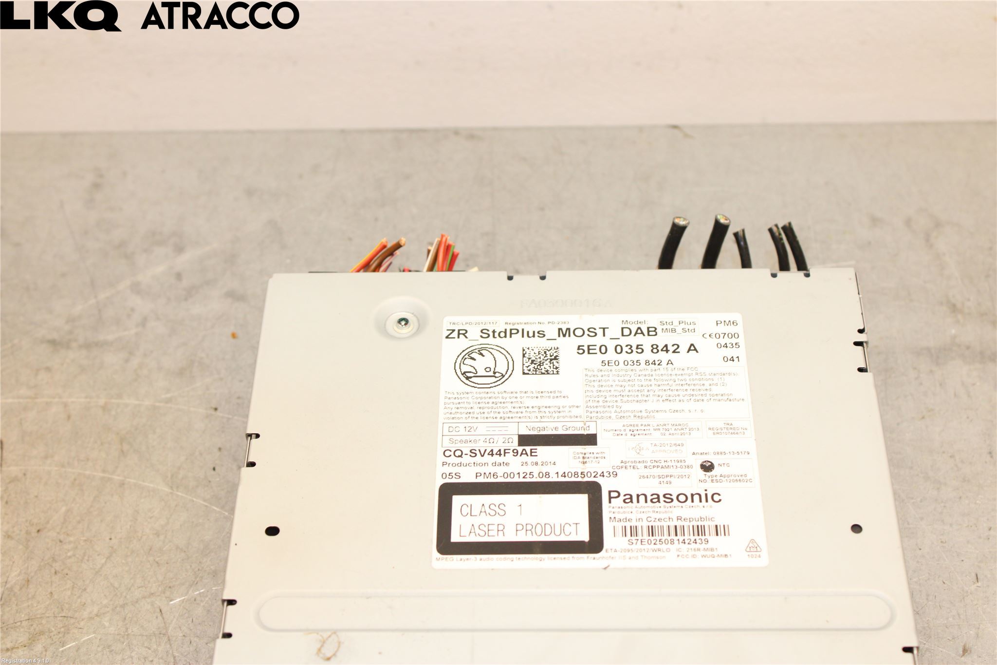 Skoda OCTAVIA (5E) 13-20 Stereo Radio Med Cd