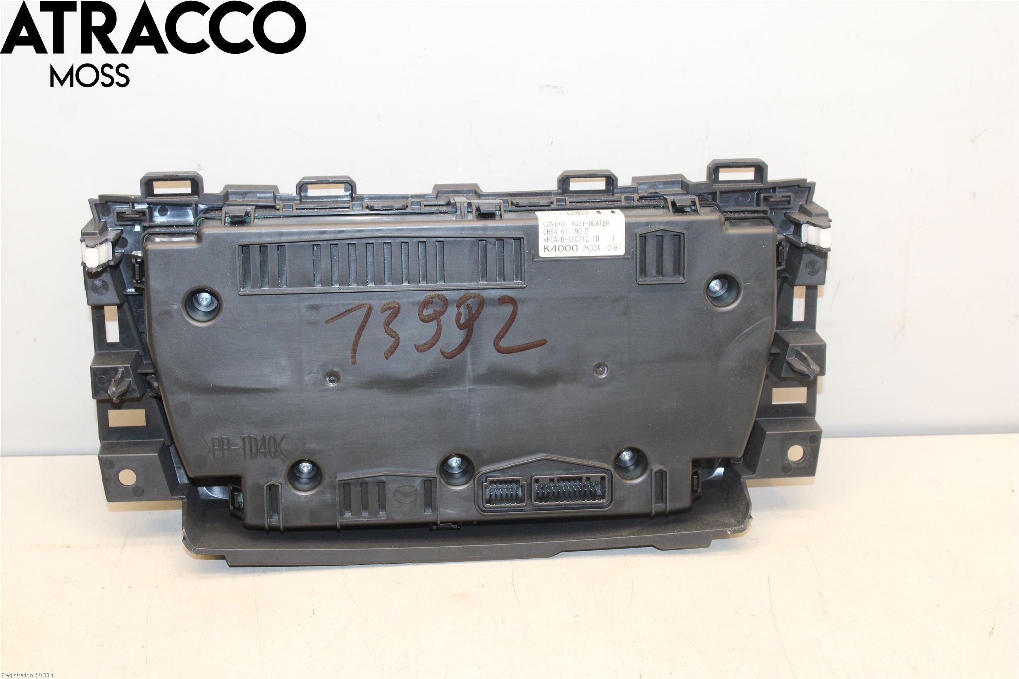 Mazda 6 13- Varme Ac Betjening-Display