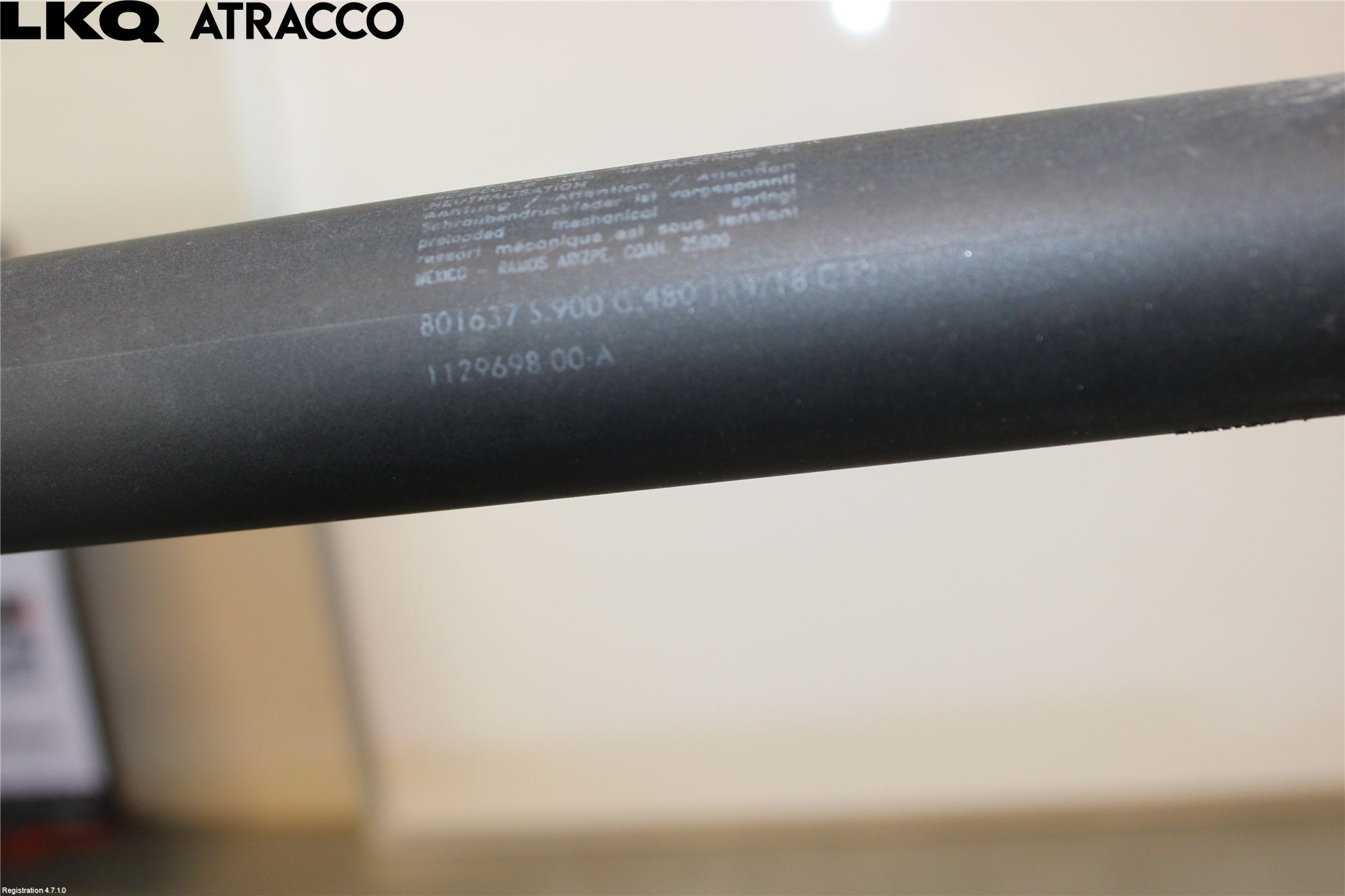 Tesla MODEL X 16- Bakluke Demper-Gassfjær