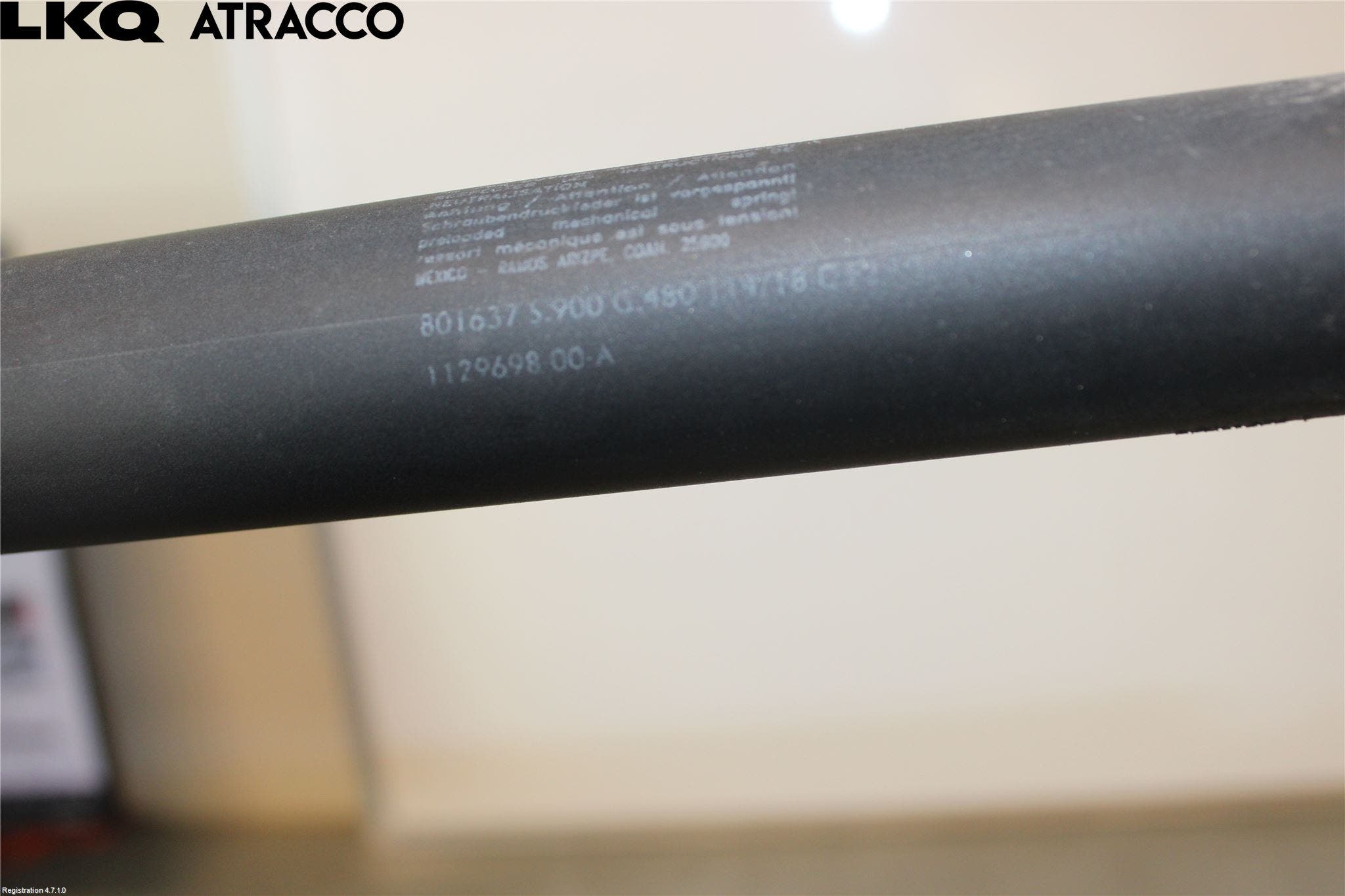 Tesla MODEL X 16- Bakluke Demper-Gassfjær