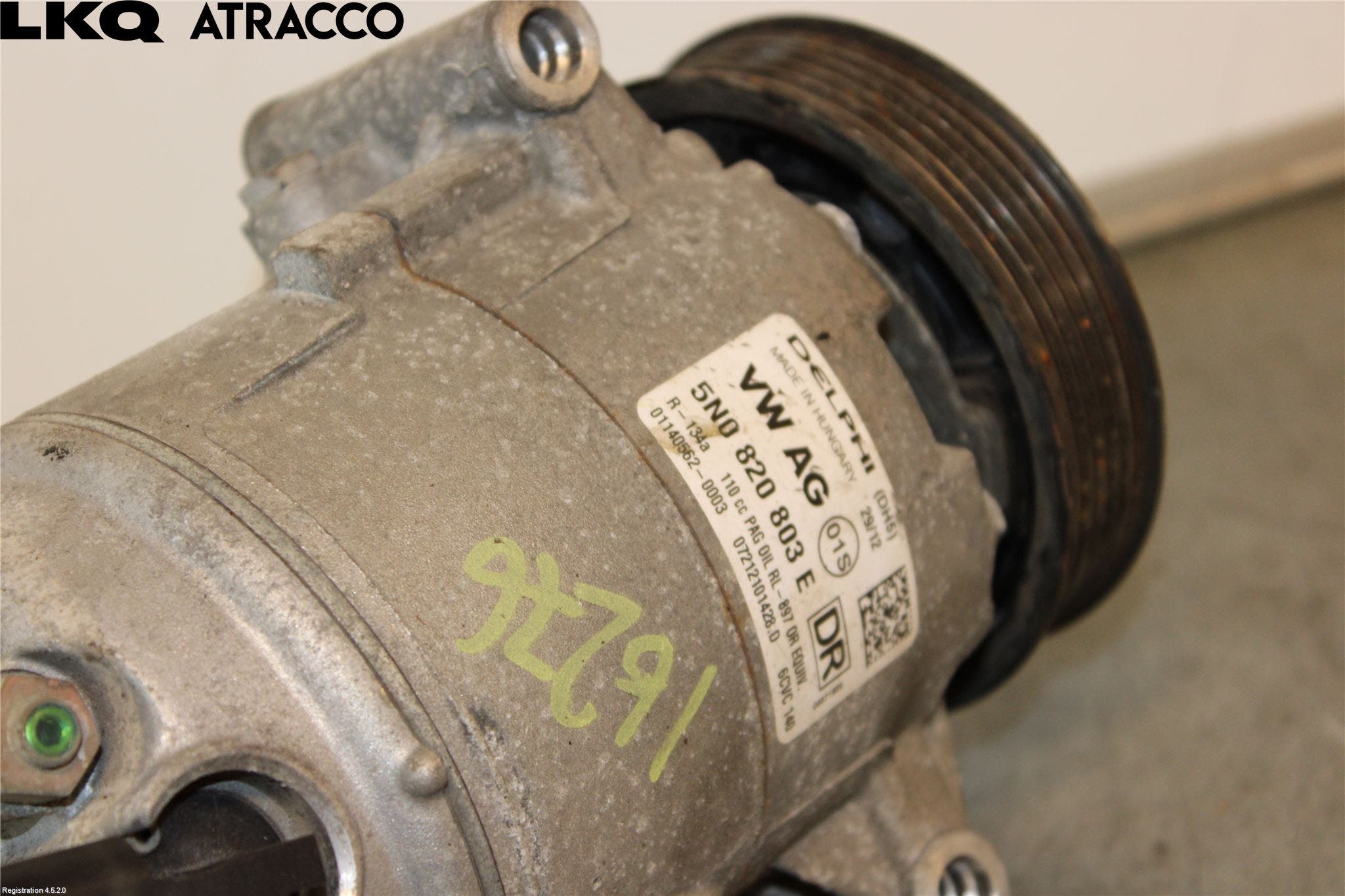 Skoda OCTAVIA (1Z) 05-13 Varme Ac Kompressor