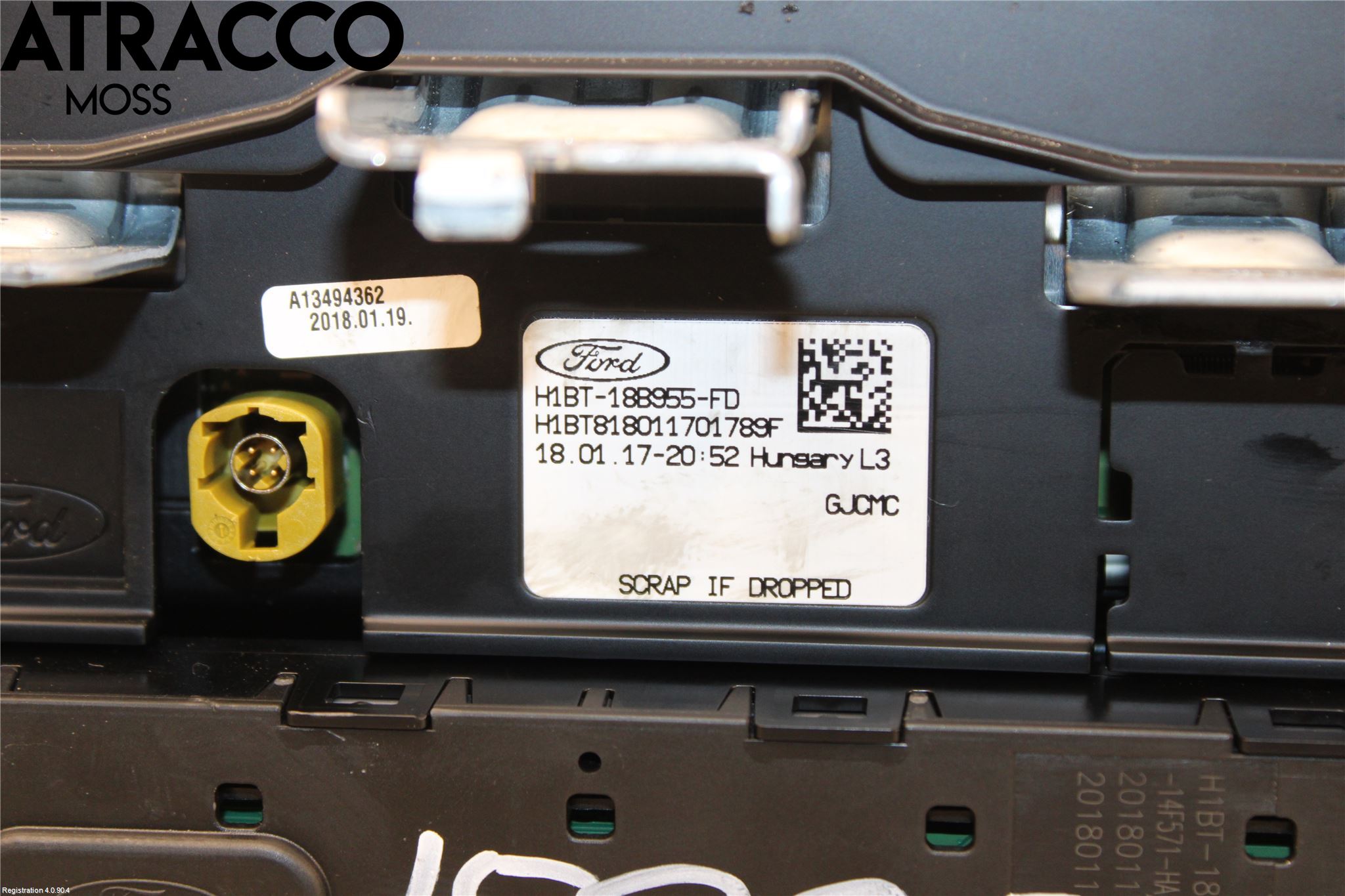 Ford FIESTA (VII) 18-23 Multifunktionsdisplay