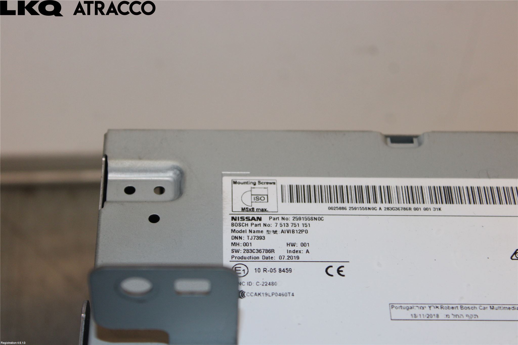 Nissan LEAF 18- Stereo Radio