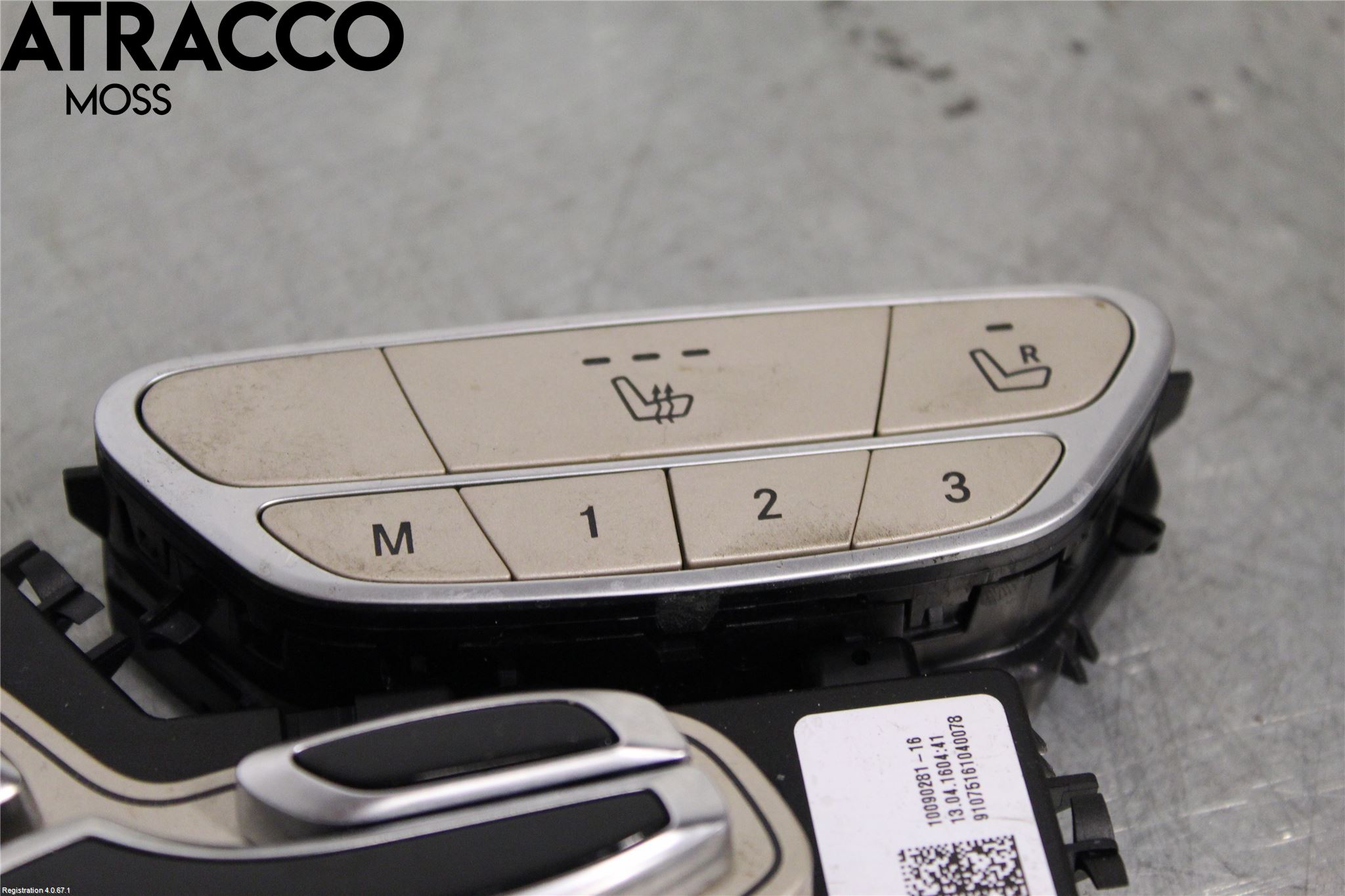 Mercedes-Benz MB S-KLASS (W222) 13-20 Bryter Sete Regulering