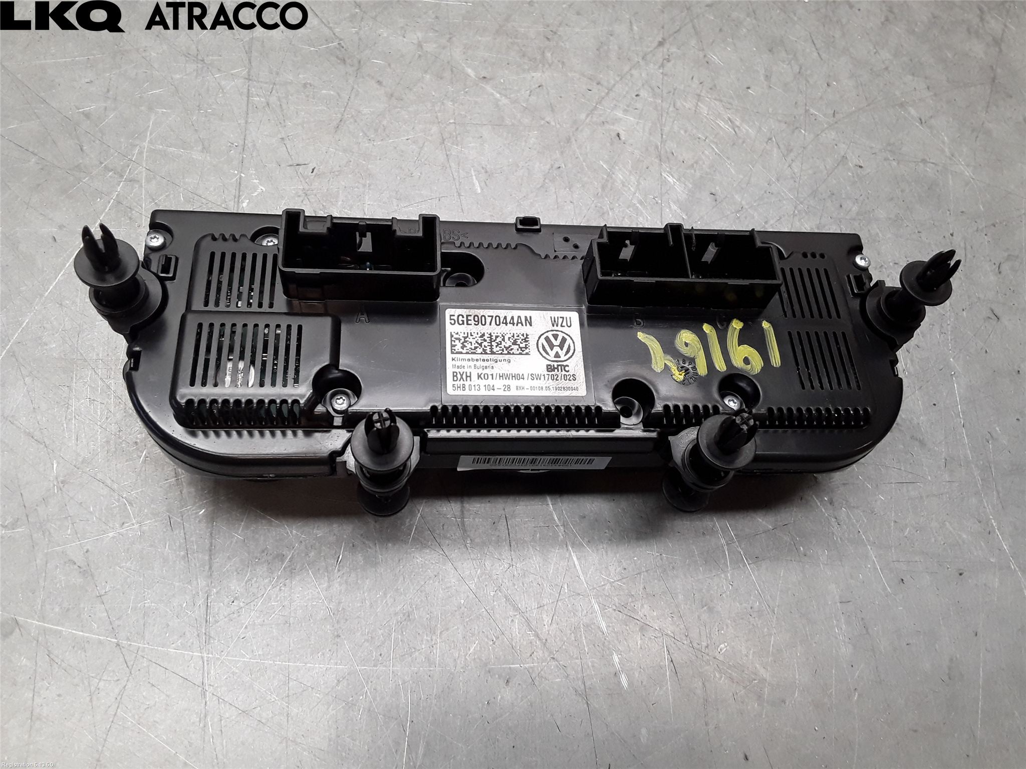 Volkswagen VW GOLF / E-GOLF VII 13-20 Varme Ac Betjening-Display
