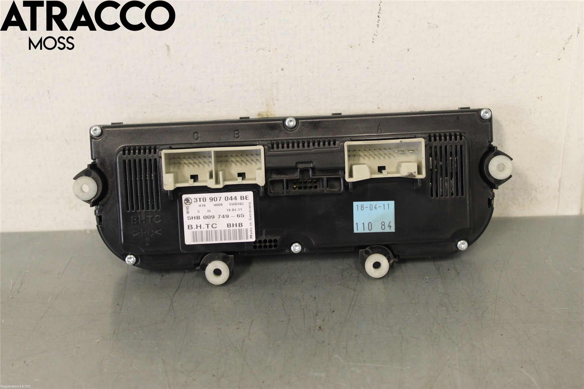 Skoda OCTAVIA (1Z) 05-13 Varme Ac Betjening-Display