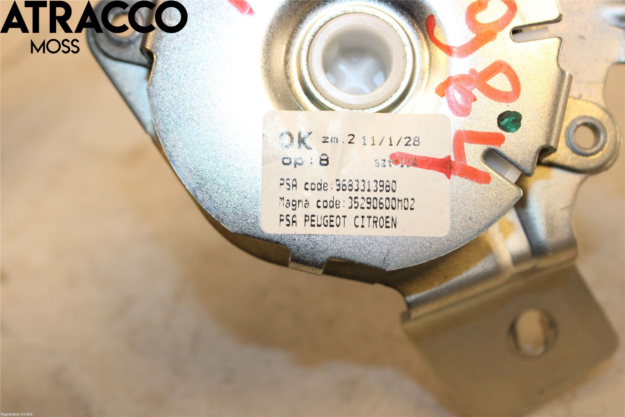 Peugeot 3008 09-16 Wire Bakluke Åpning