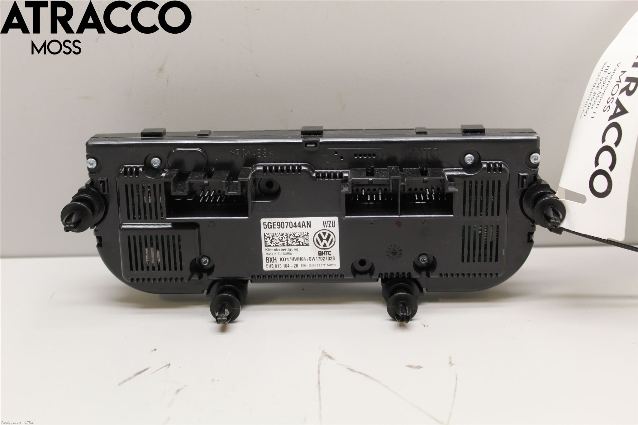 Volkswagen VW GOLF / E-GOLF VII 13-20 Varme Ac Betjening-Display