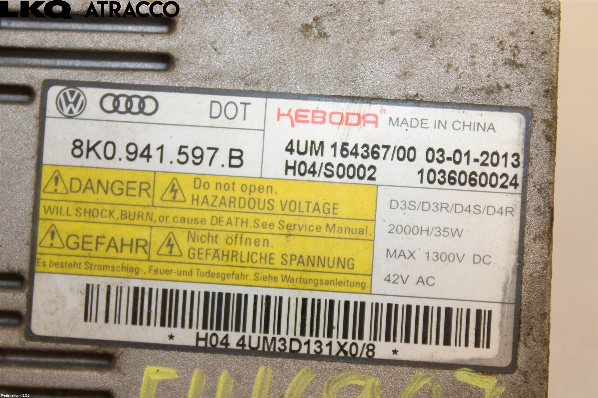 Volkswagen VW PASSAT 15-19 Styreenhet Xenon